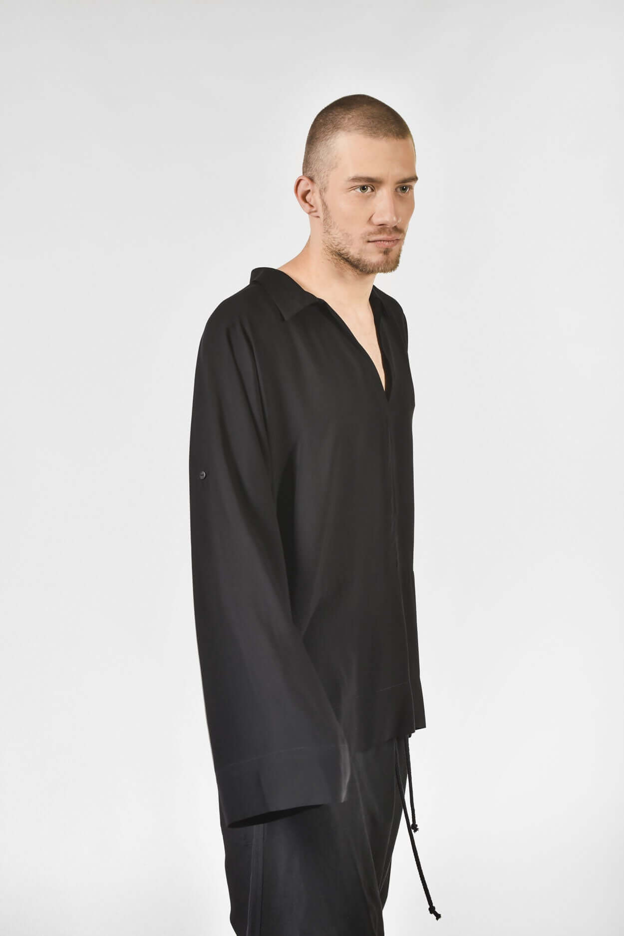 Camicia ampia in cotone
