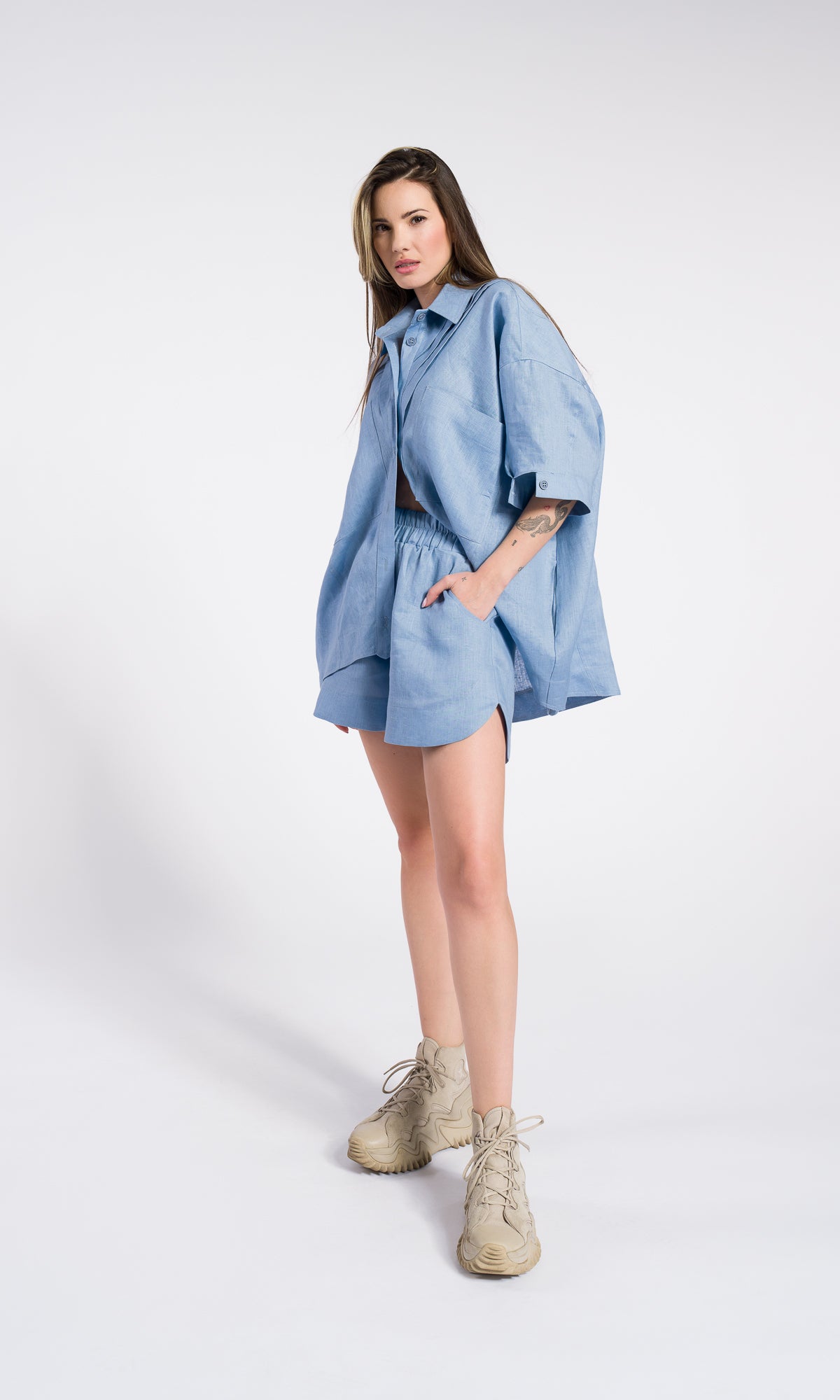 Linen Summer Boho Shirt