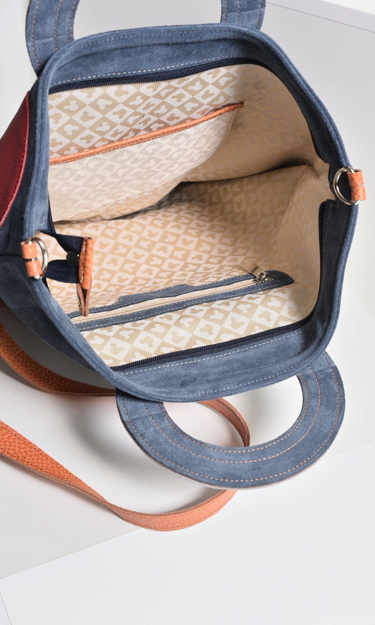 Multicolor Foldover Crossbody Clutch