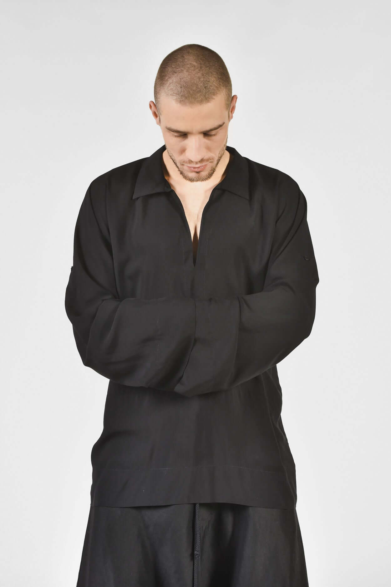 Chemise ample en coton
