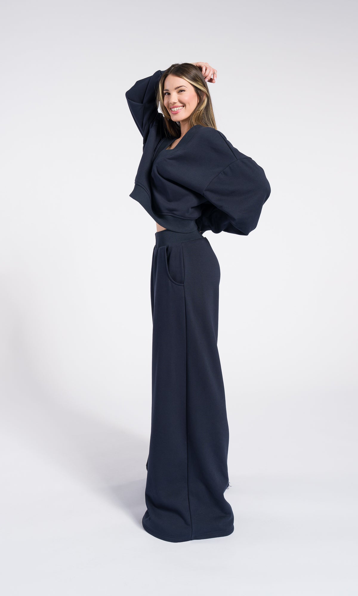 Loose Cotton Wide Leg Pants with pockets