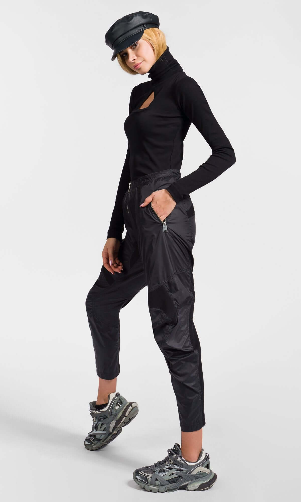 Pantalon de jogging à empiècements multiples