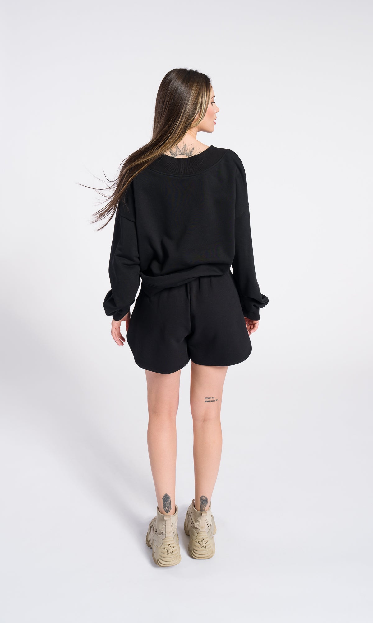 Pantaloncini in cotone con tasche