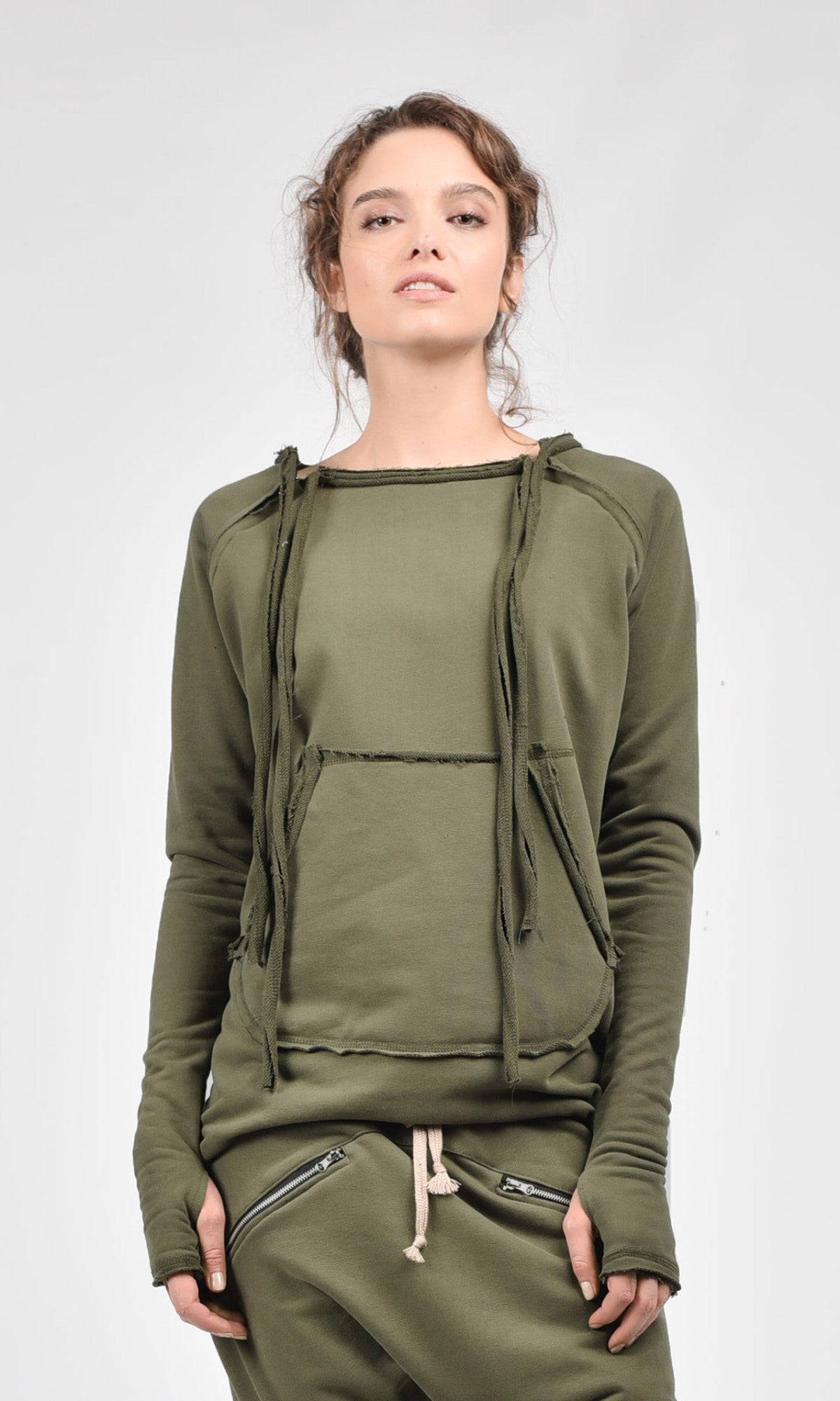 Arm Zipper Sweatshirt - AAKASHA