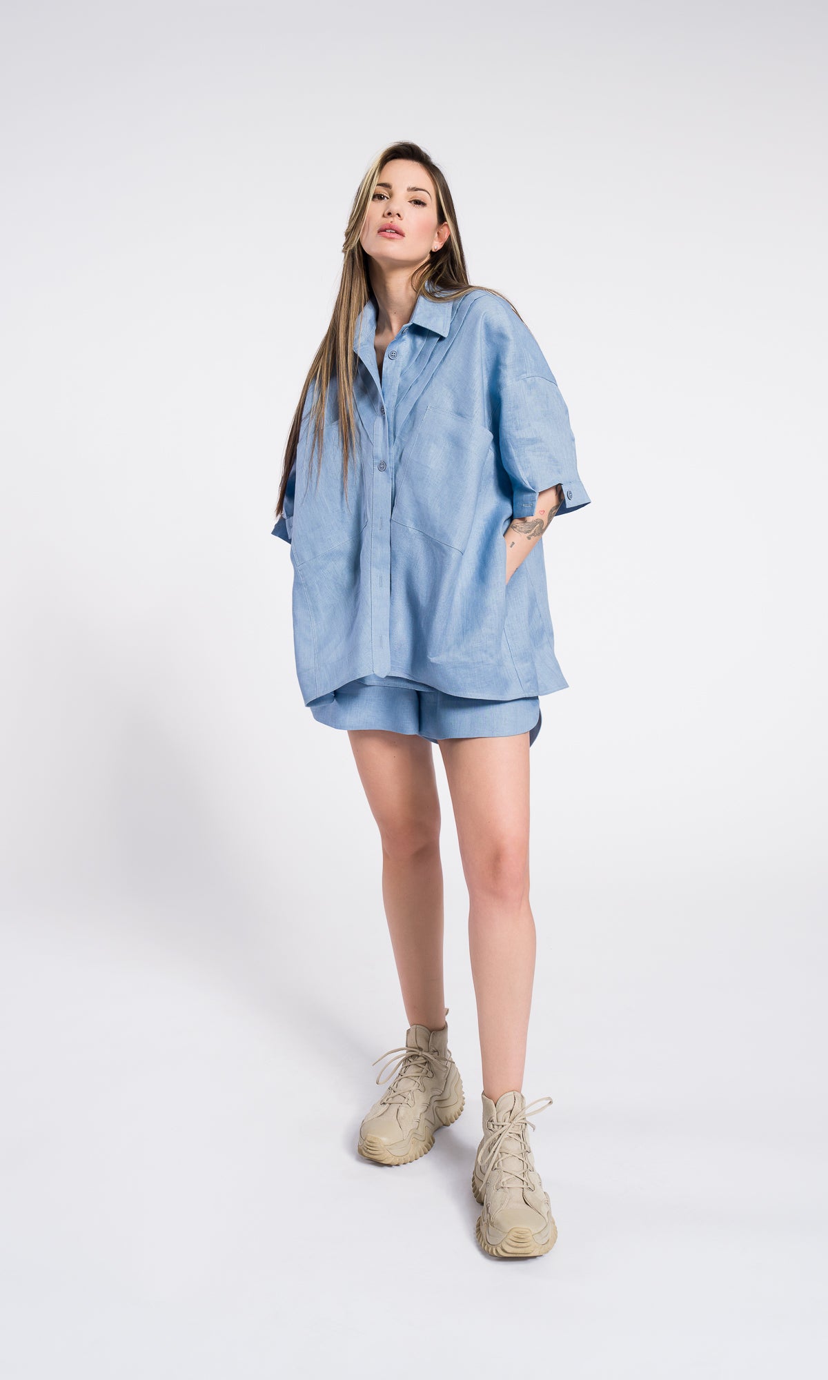 Linen Summer Boho Shirt