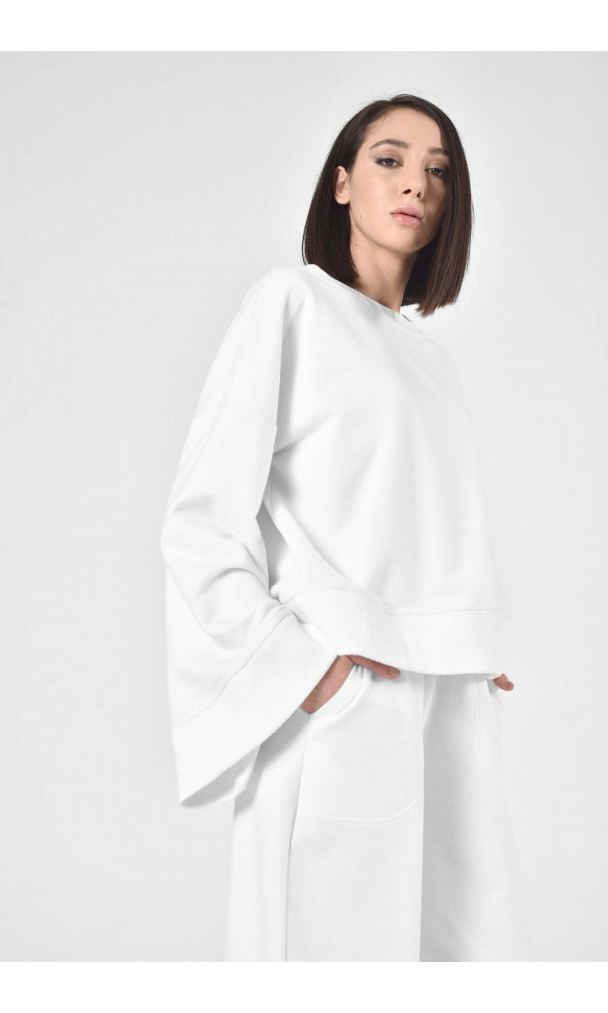 Blouse élégante à manches cloche