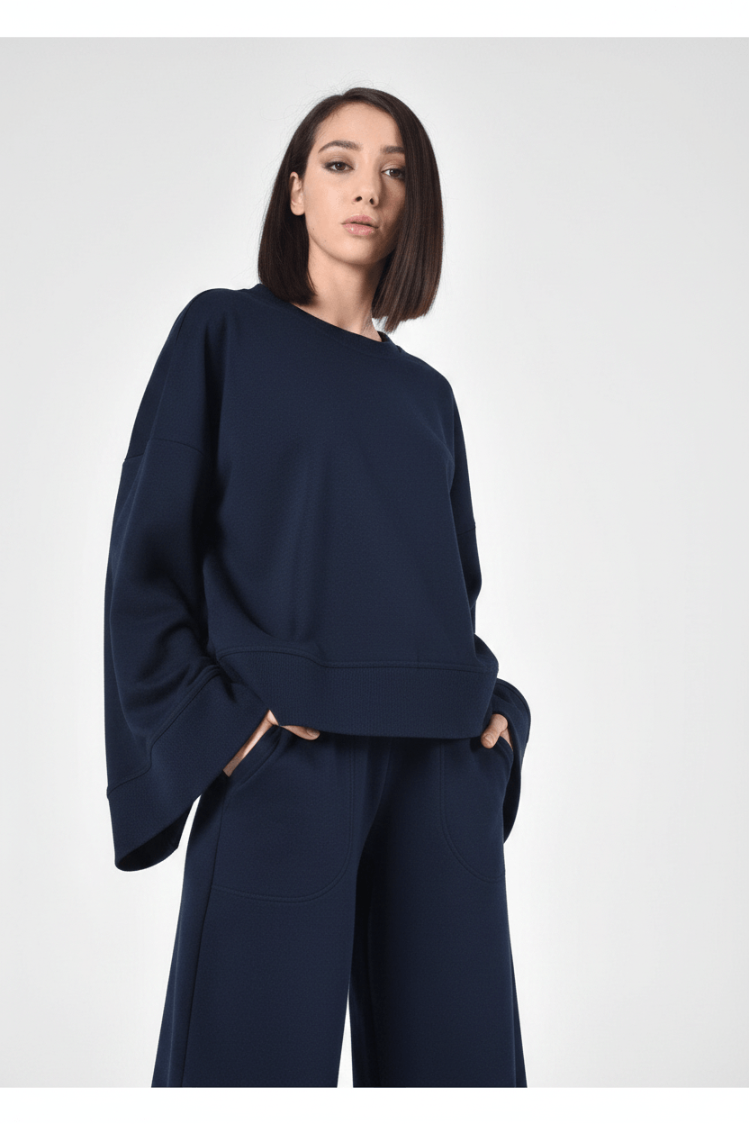 Blouse élégante à manches cloche