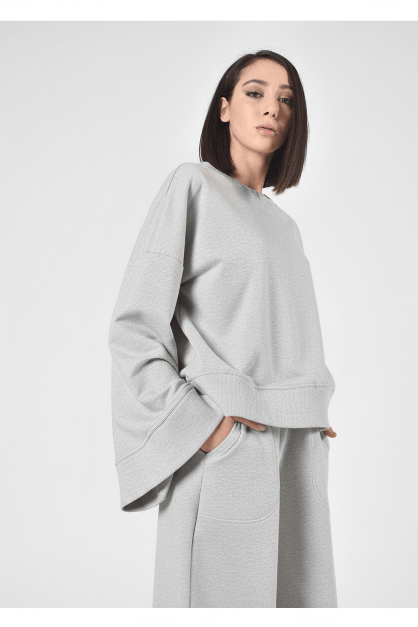 Blouse élégante à manches cloche