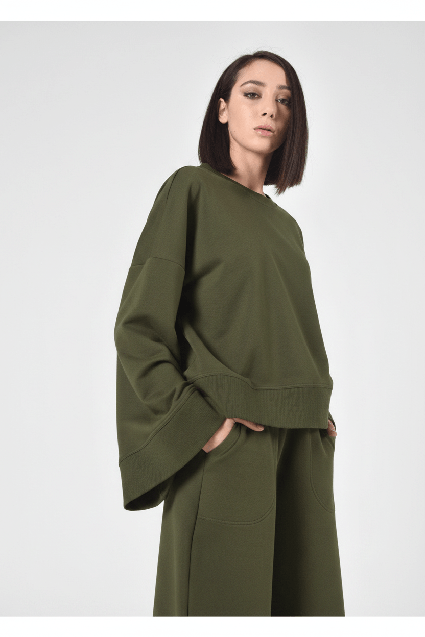 Blouse élégante à manches cloche