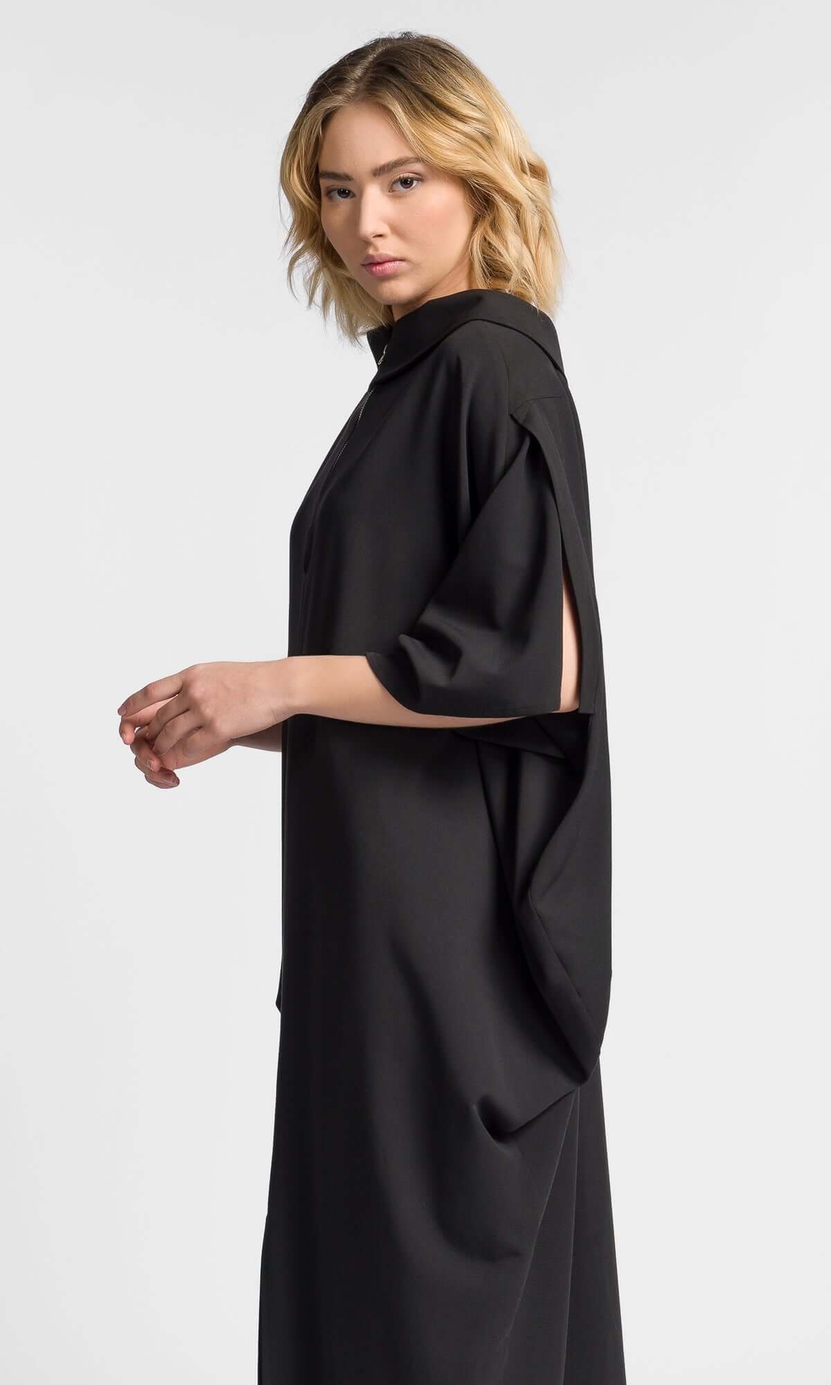 Robe longue bicolore