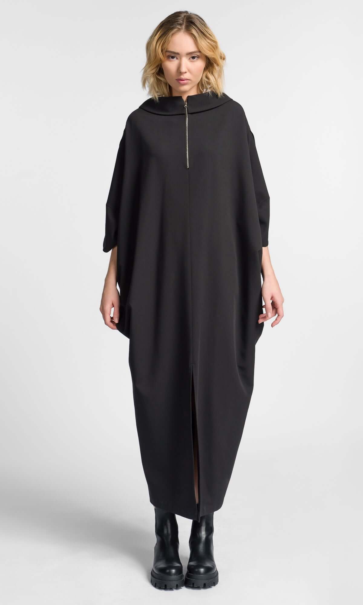 Robe longue bicolore
