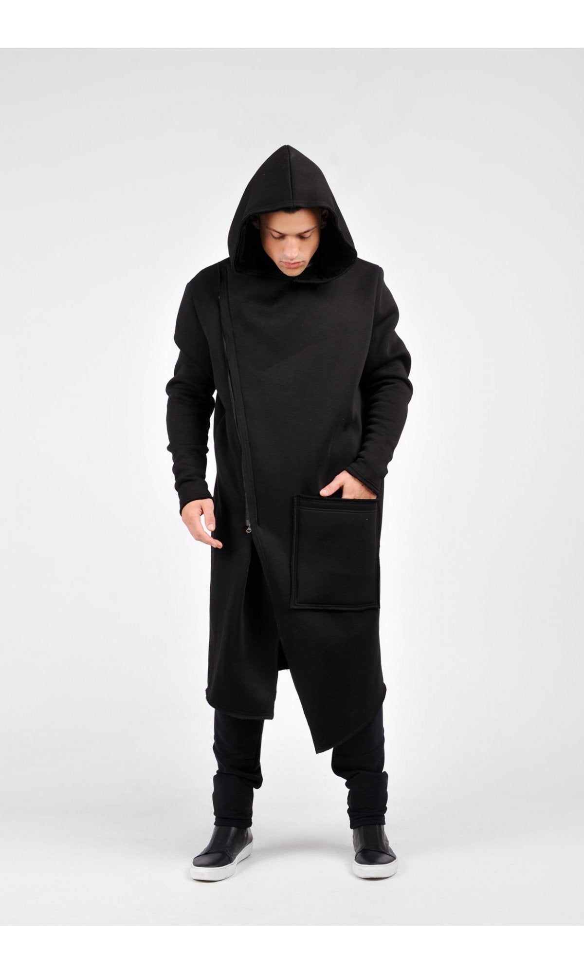 Hooded Lined Soft Coat