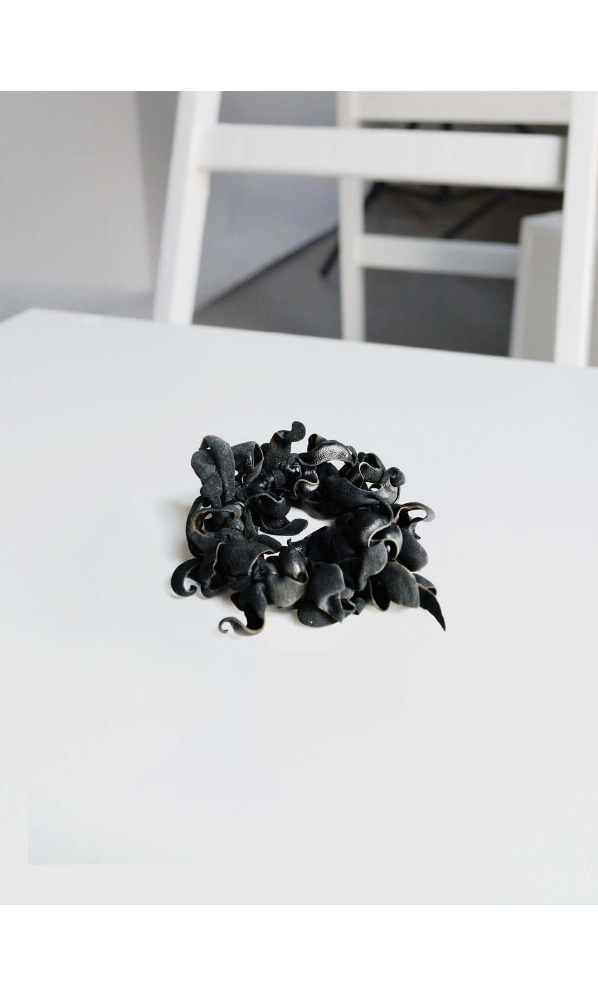 Bracelet en cuir torsadé