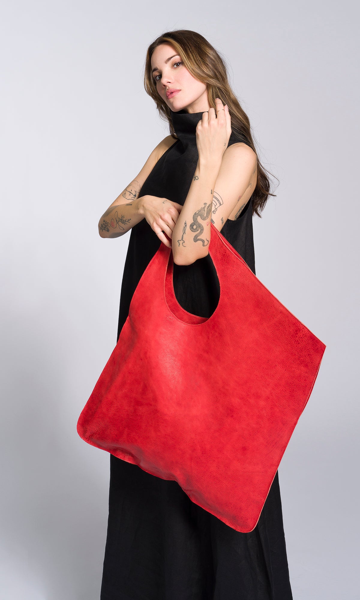Large Square Shoulder Bag - AAKASHA