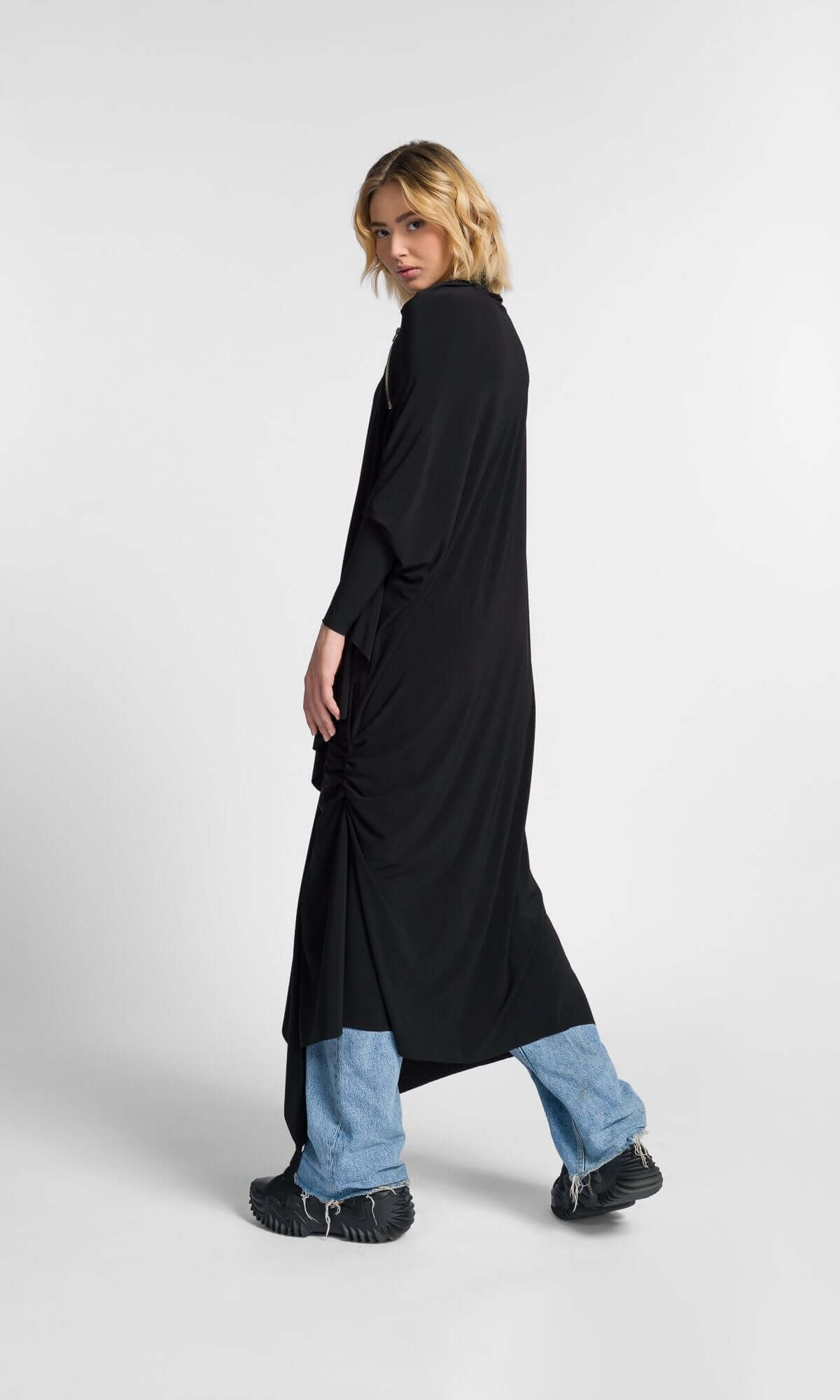 Gilet tunique long multifaçon