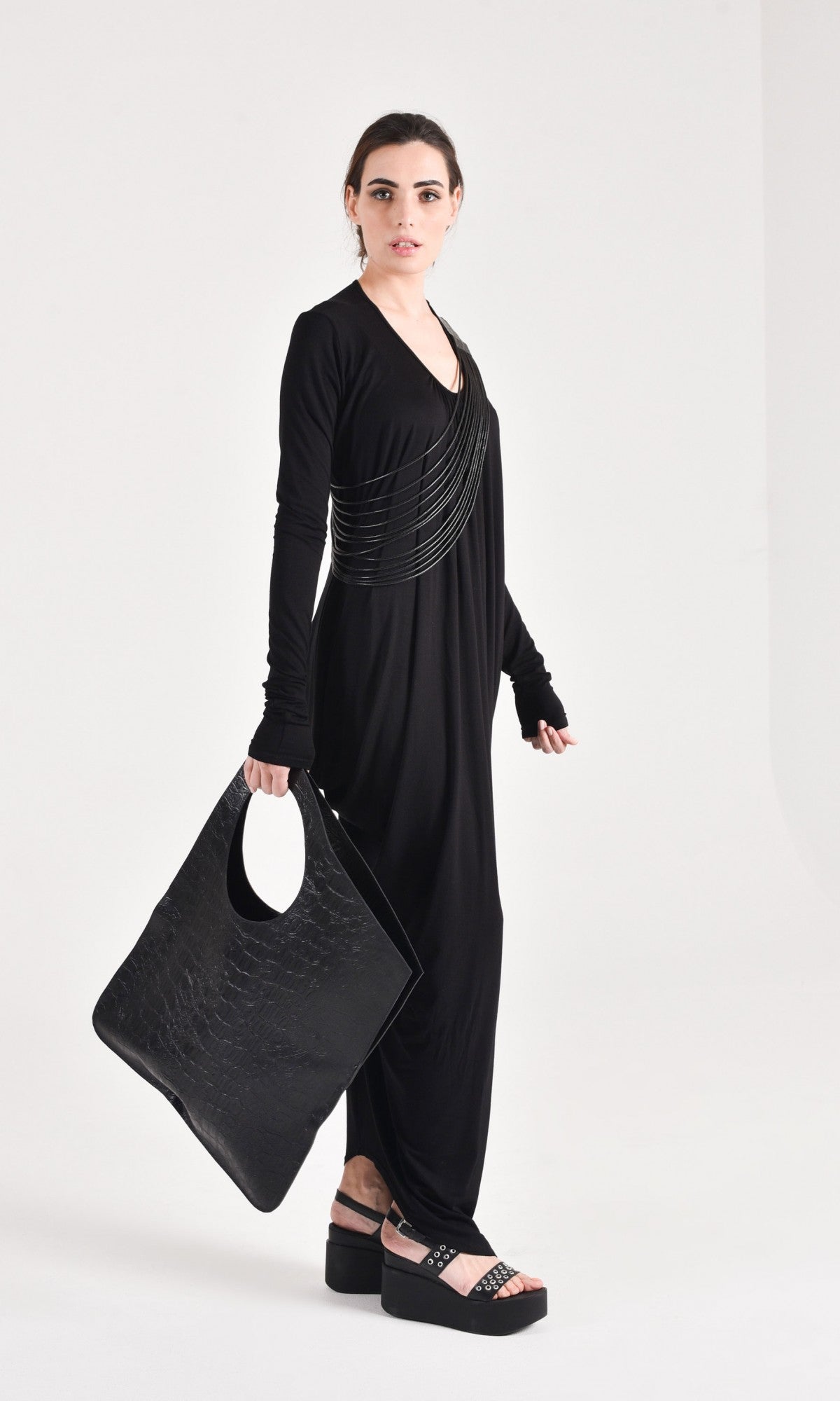 Asymmetric Loose Kaftan Dress - AAKASHA