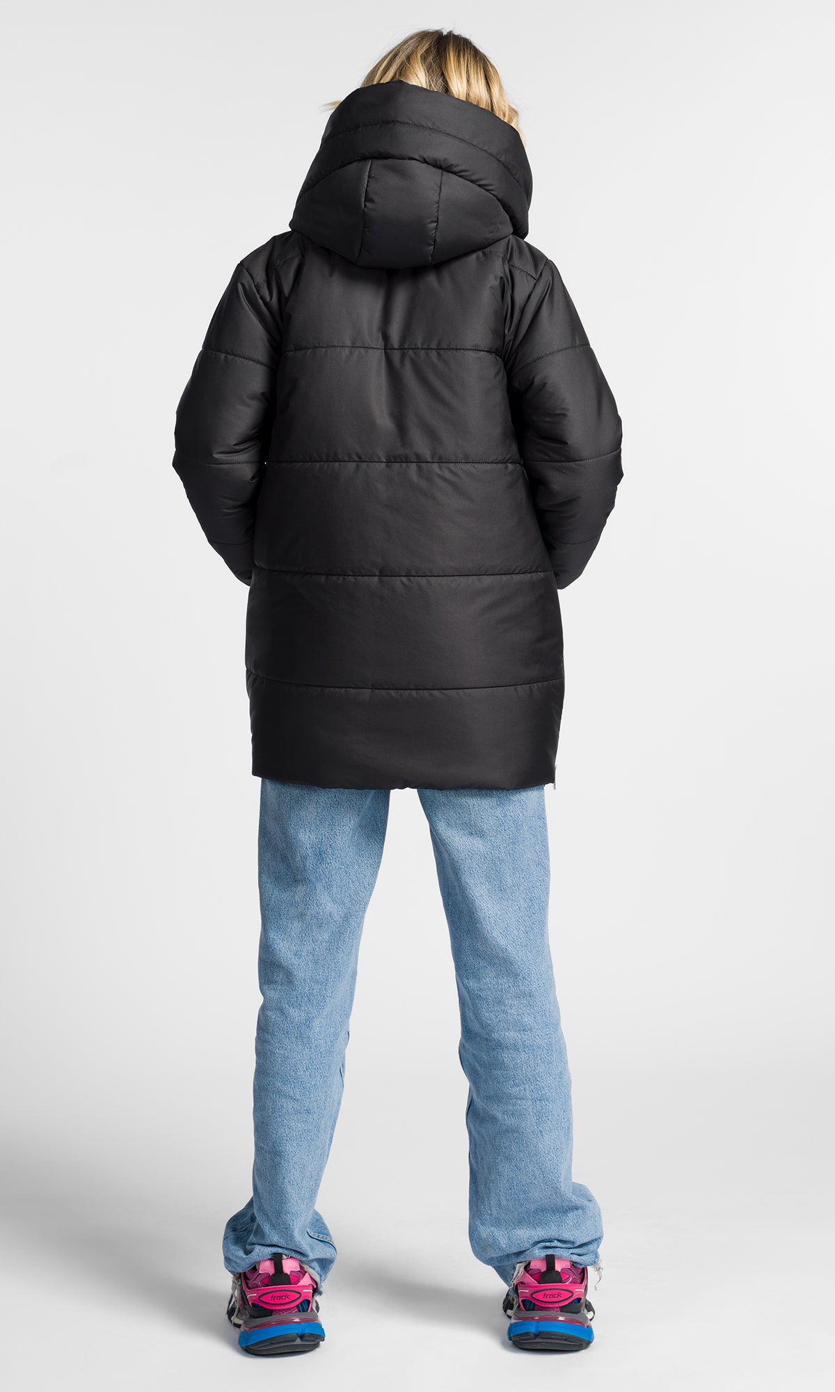 Verstellbare Steppjacke mit Silhouette