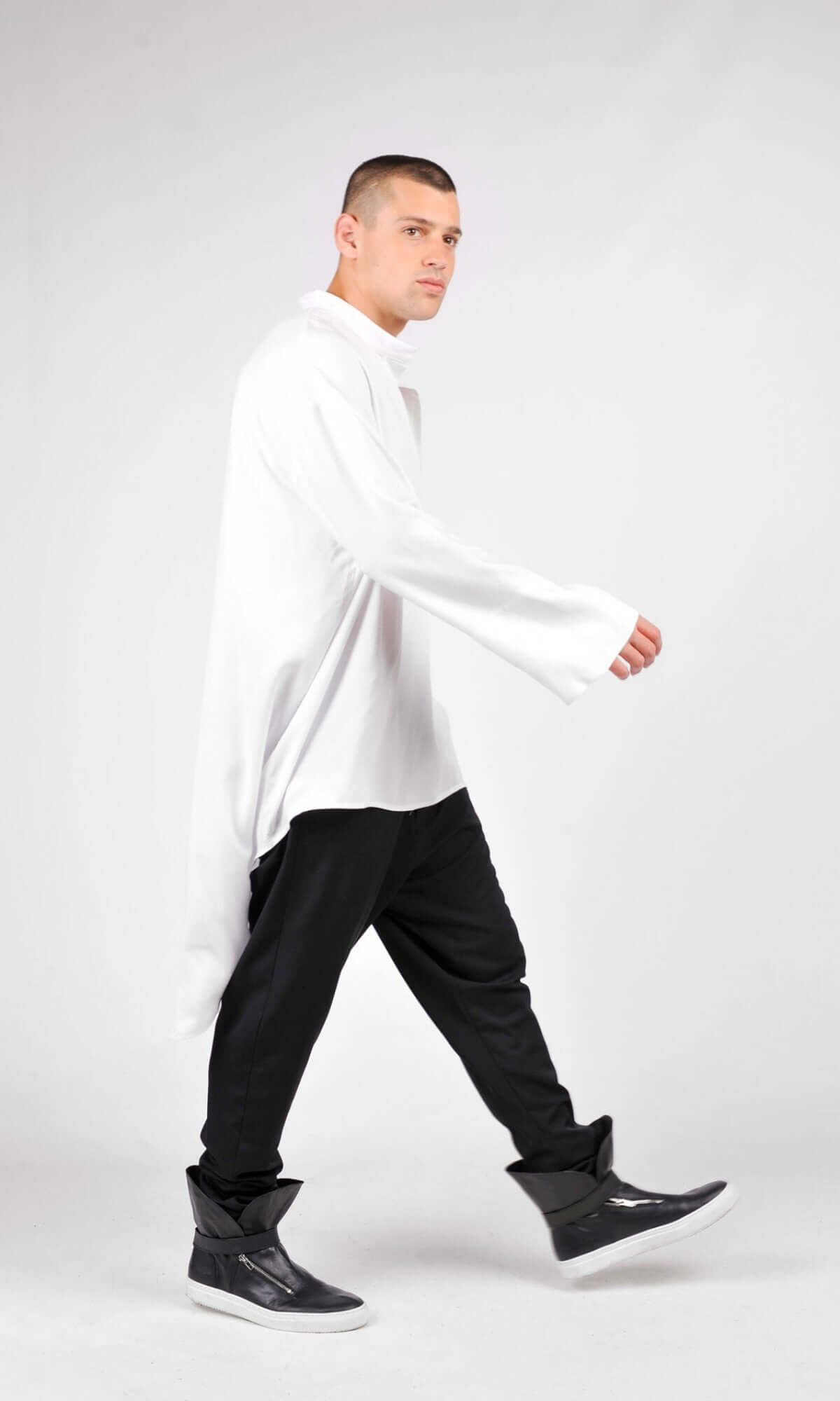 Chemise ample asymétrique