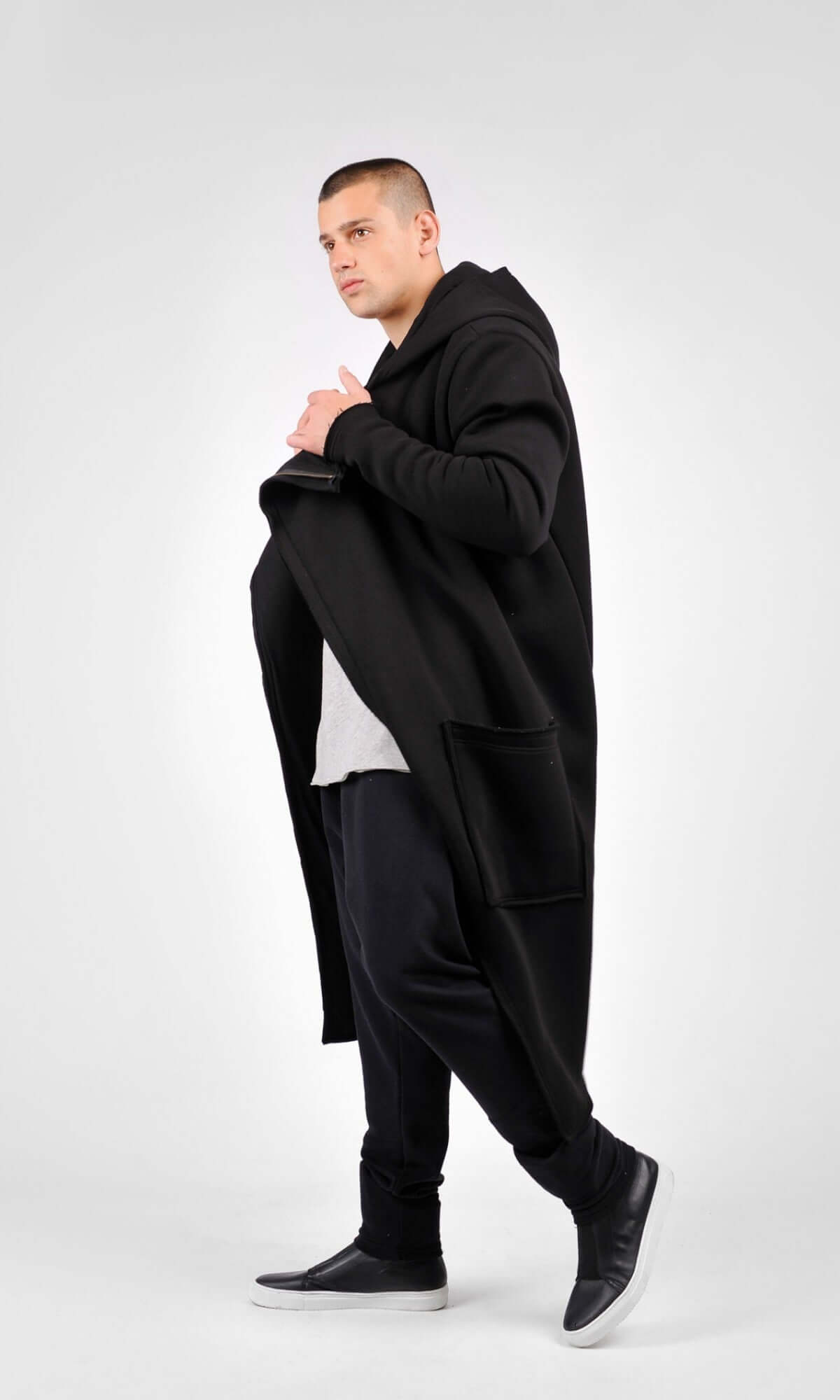 Hooded Lined Soft Coat