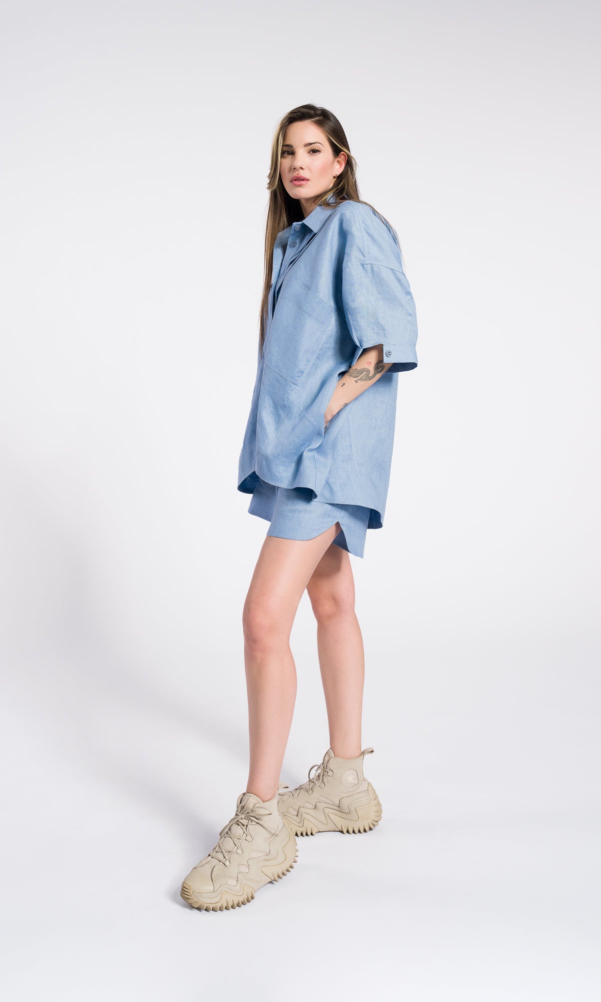 Linen Summer Boho Shirt
