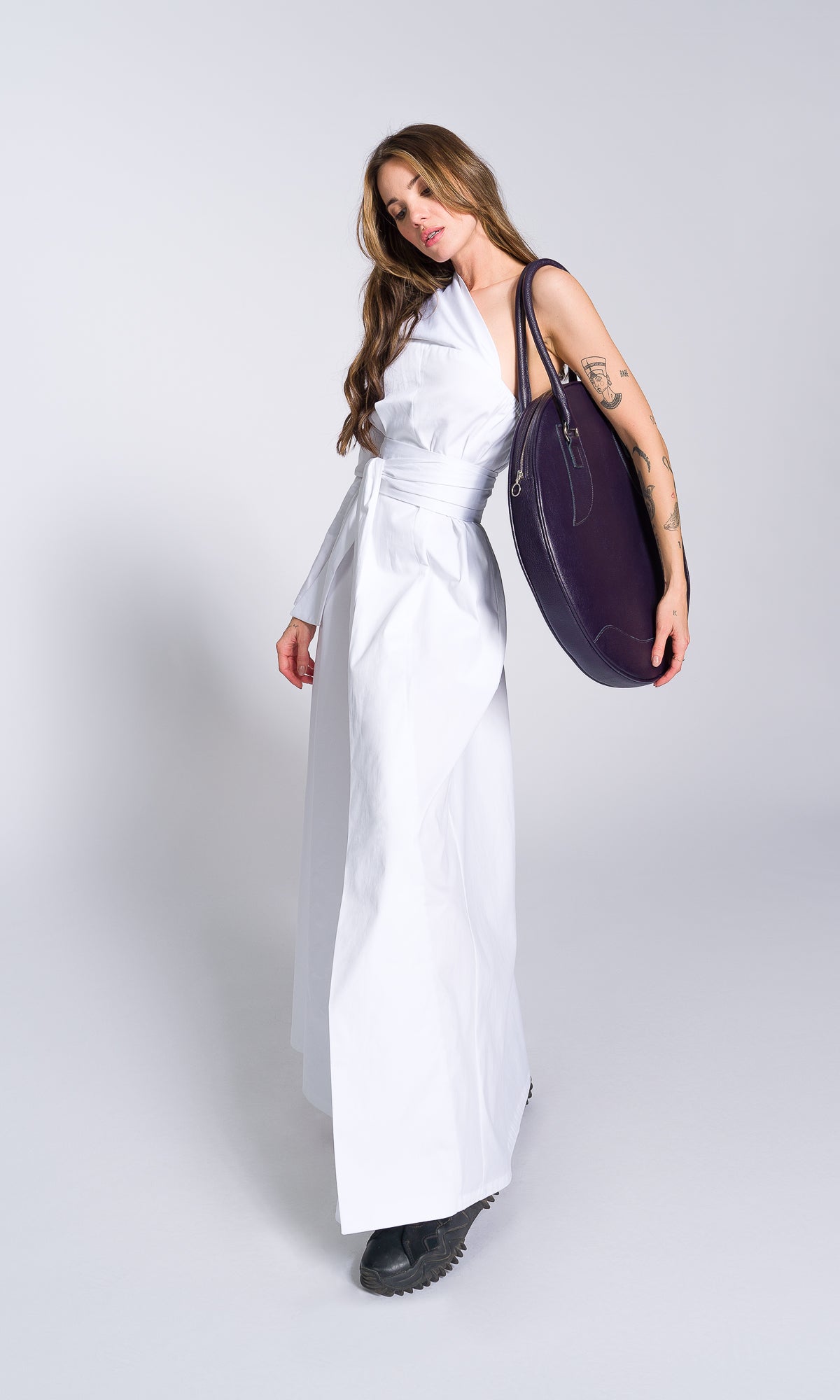 Large Circle Shoulder Bag - AAKASHA