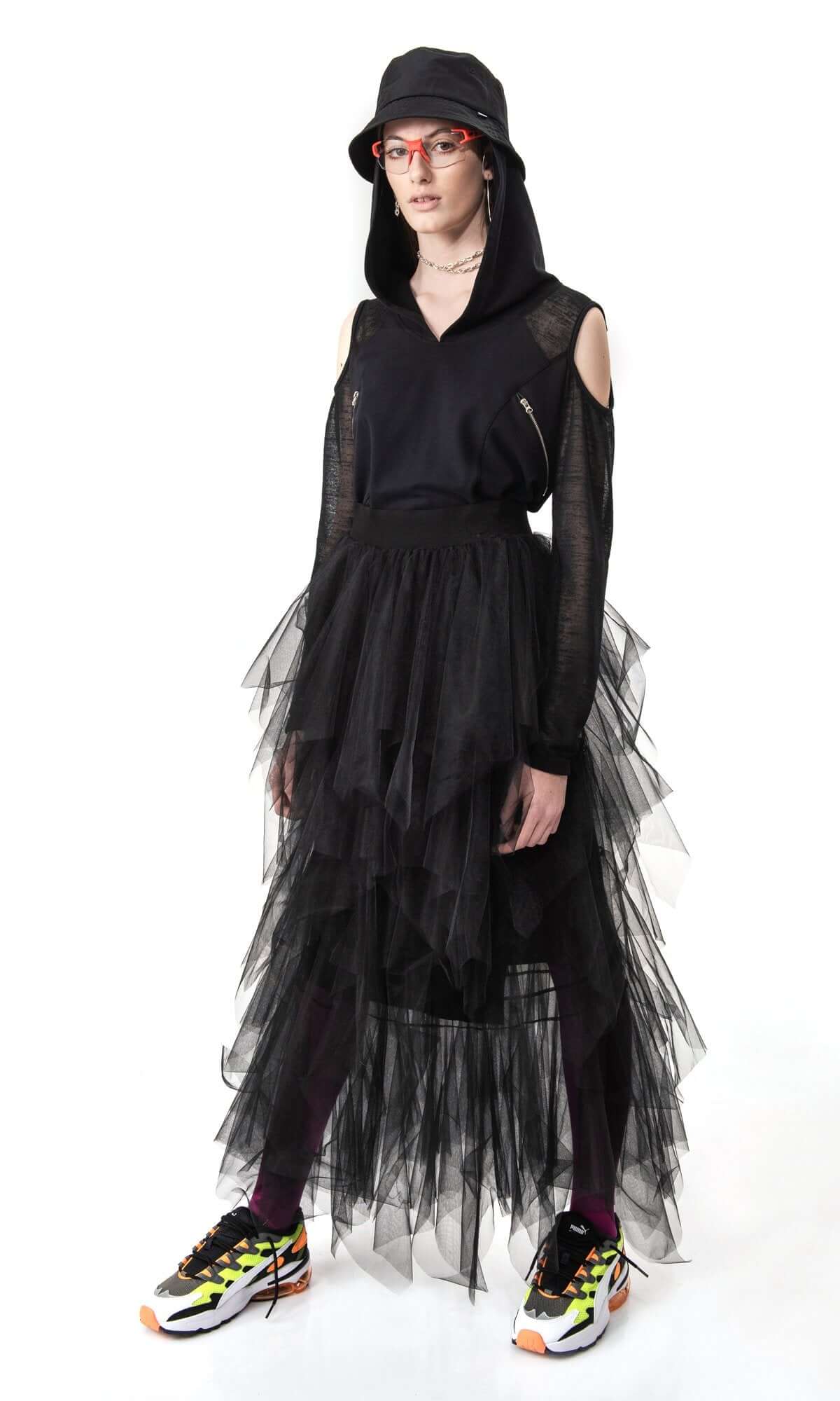 Gonna maxi in tulle