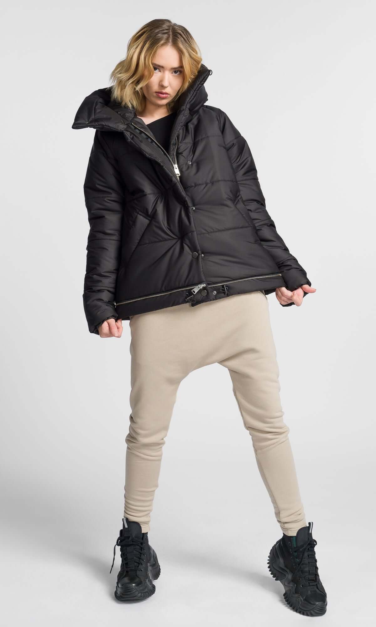 Veste matelassée droite amovible