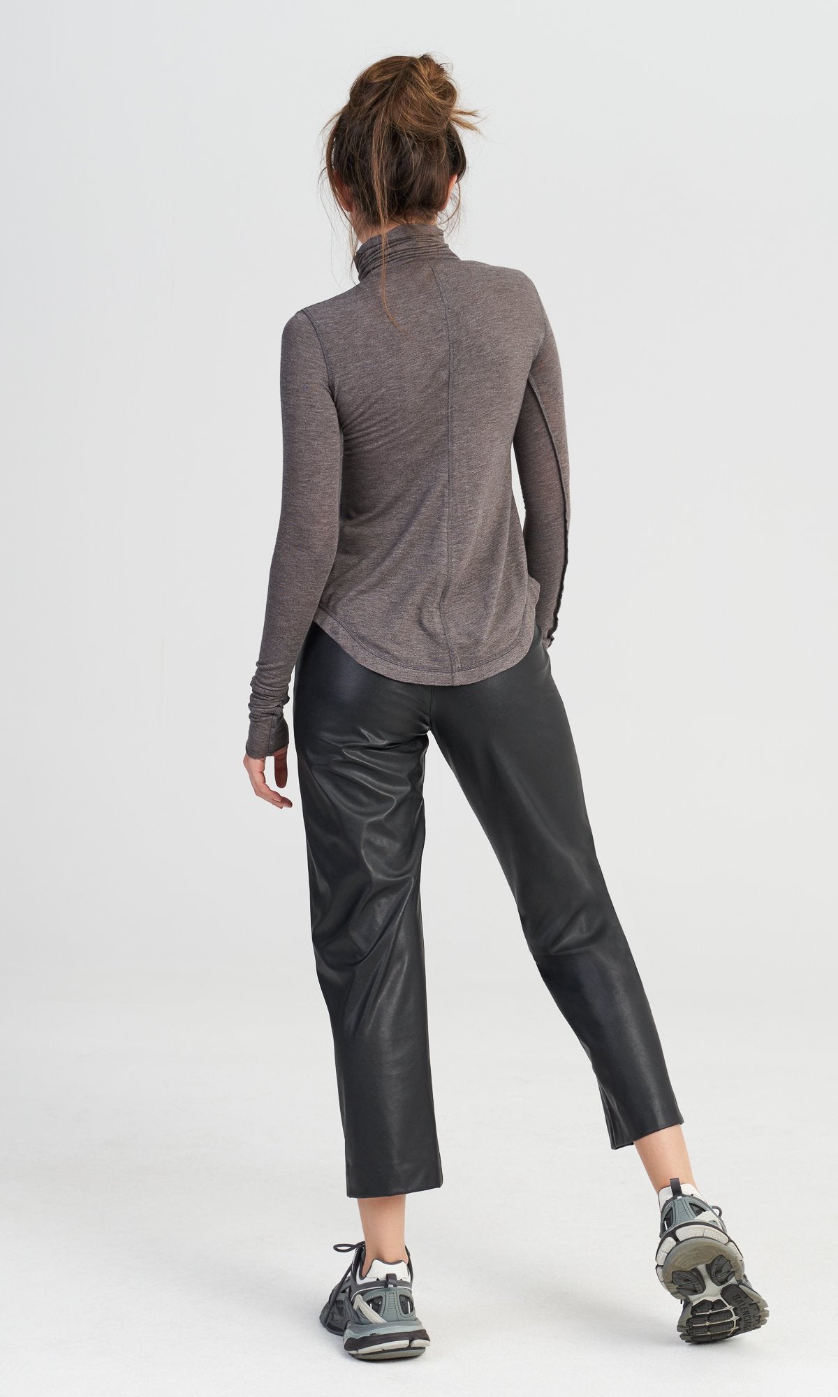 Outside Seam Turtleneck Top - AAKASHA