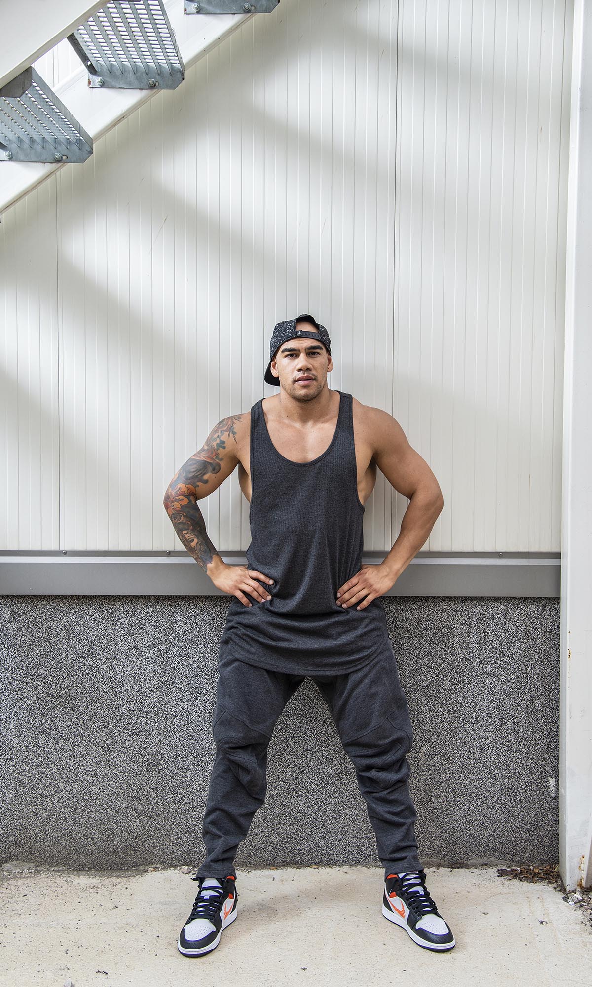 Ribbed Racerback Tank Top - AAKASHA