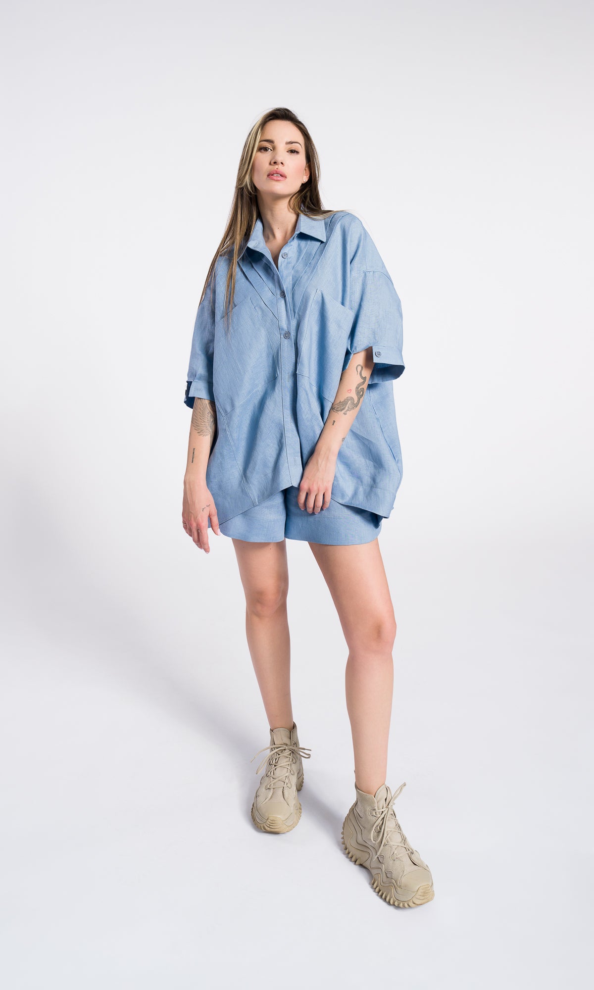 Linen Summer Boho Shirt