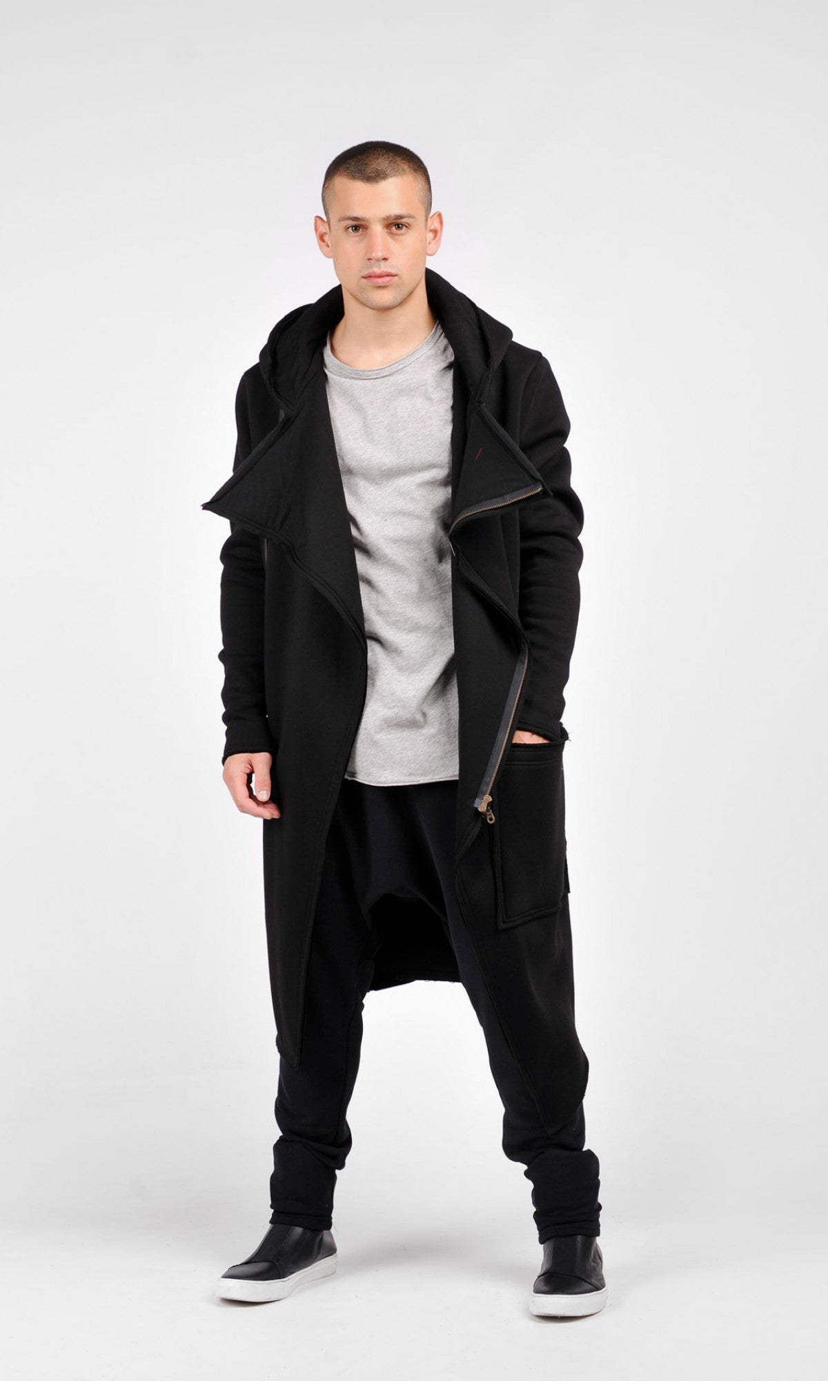 Hooded Lined Soft Coat