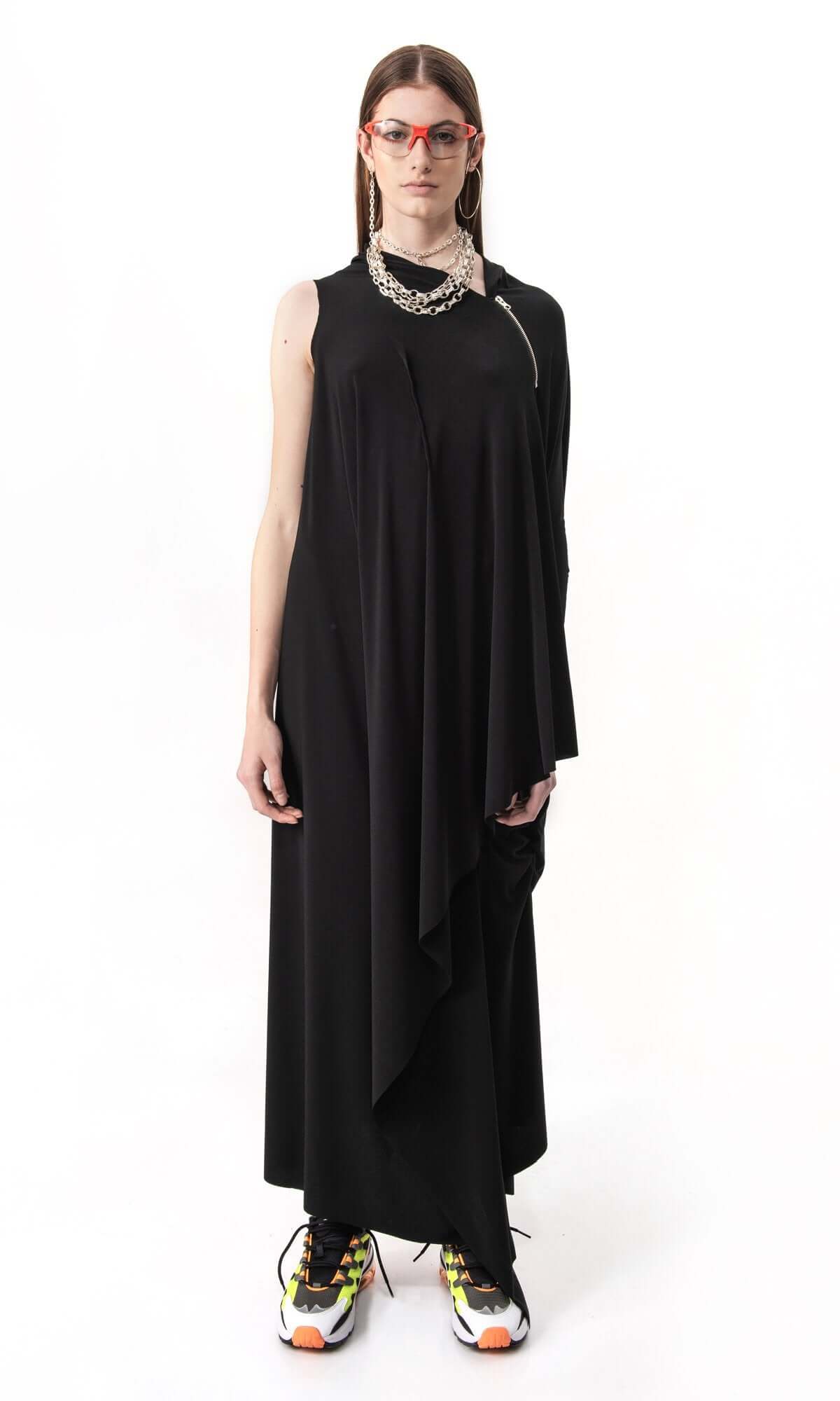 Gilet tunique long multifaçon