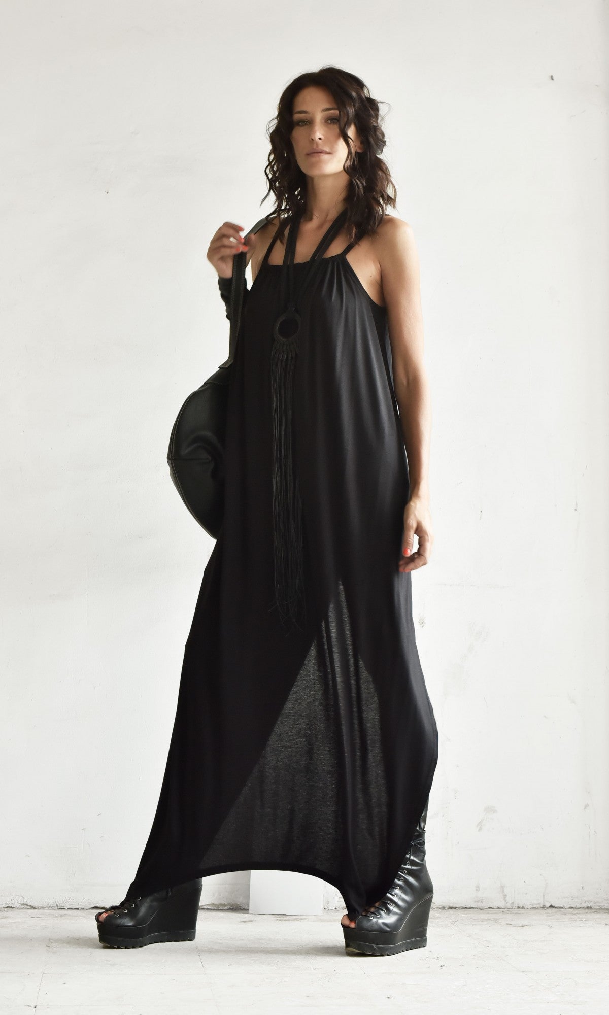 Extra Long Open Back Top - AAKASHA