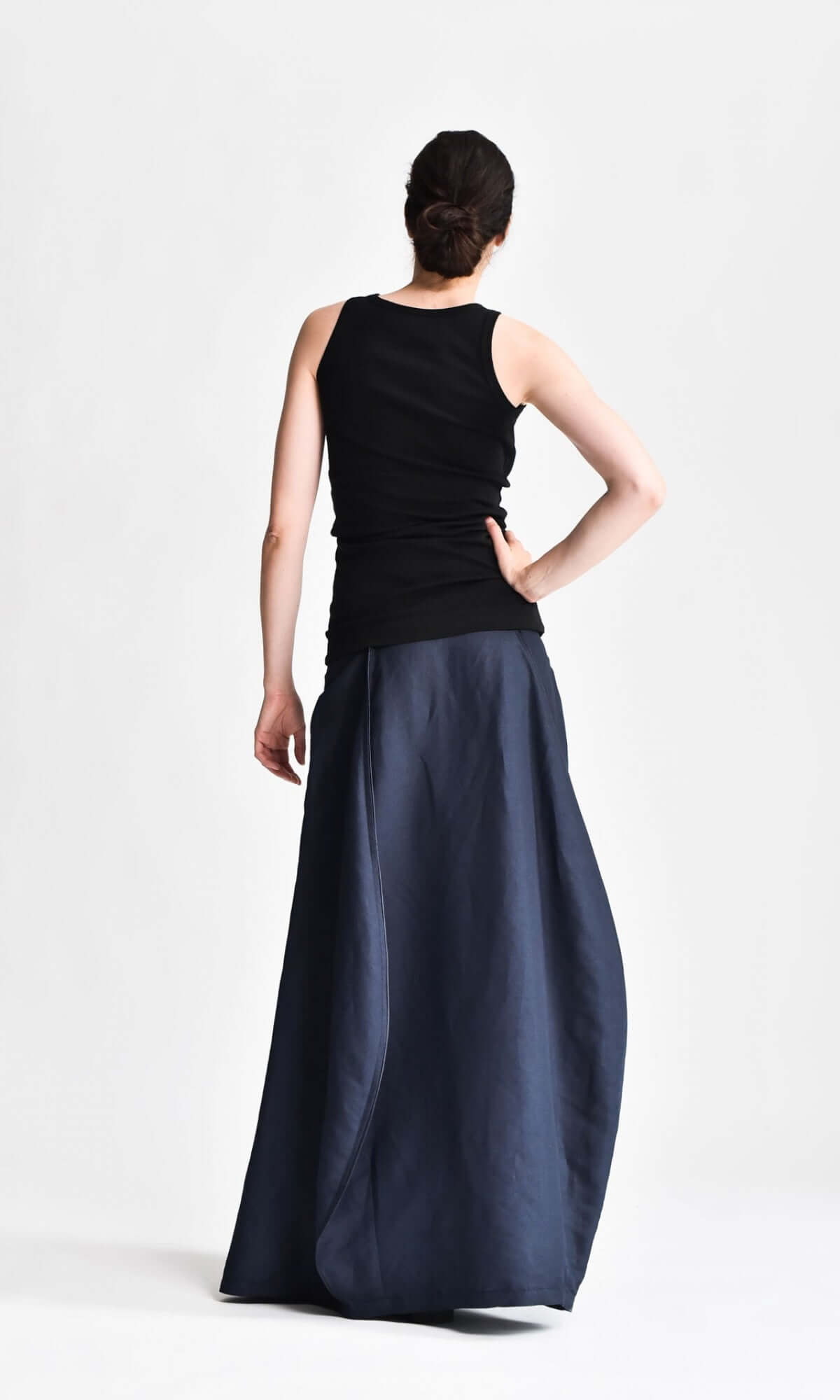 Linen Maxi Skirt - AAKASHA