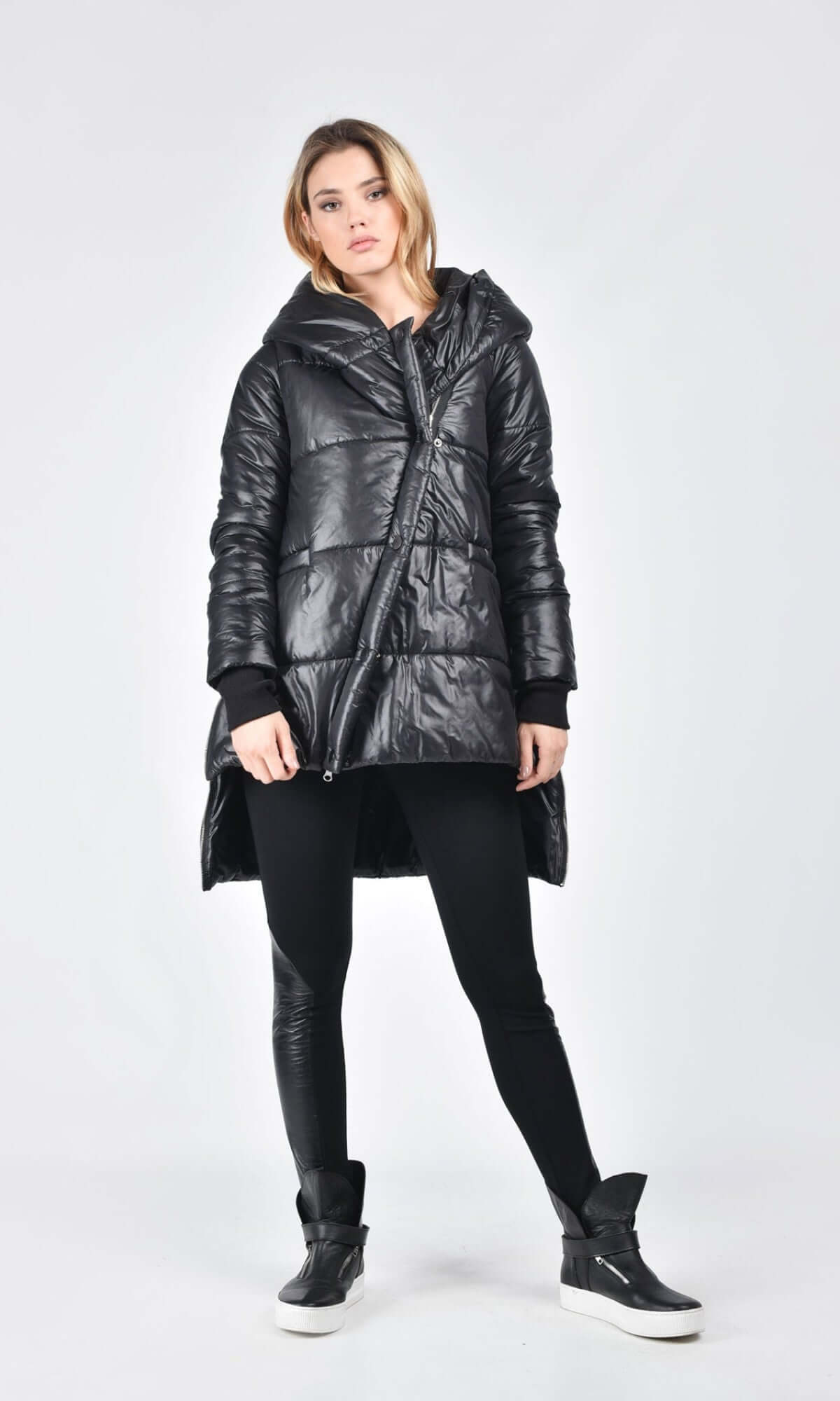 Veste matelassée à zip latéral