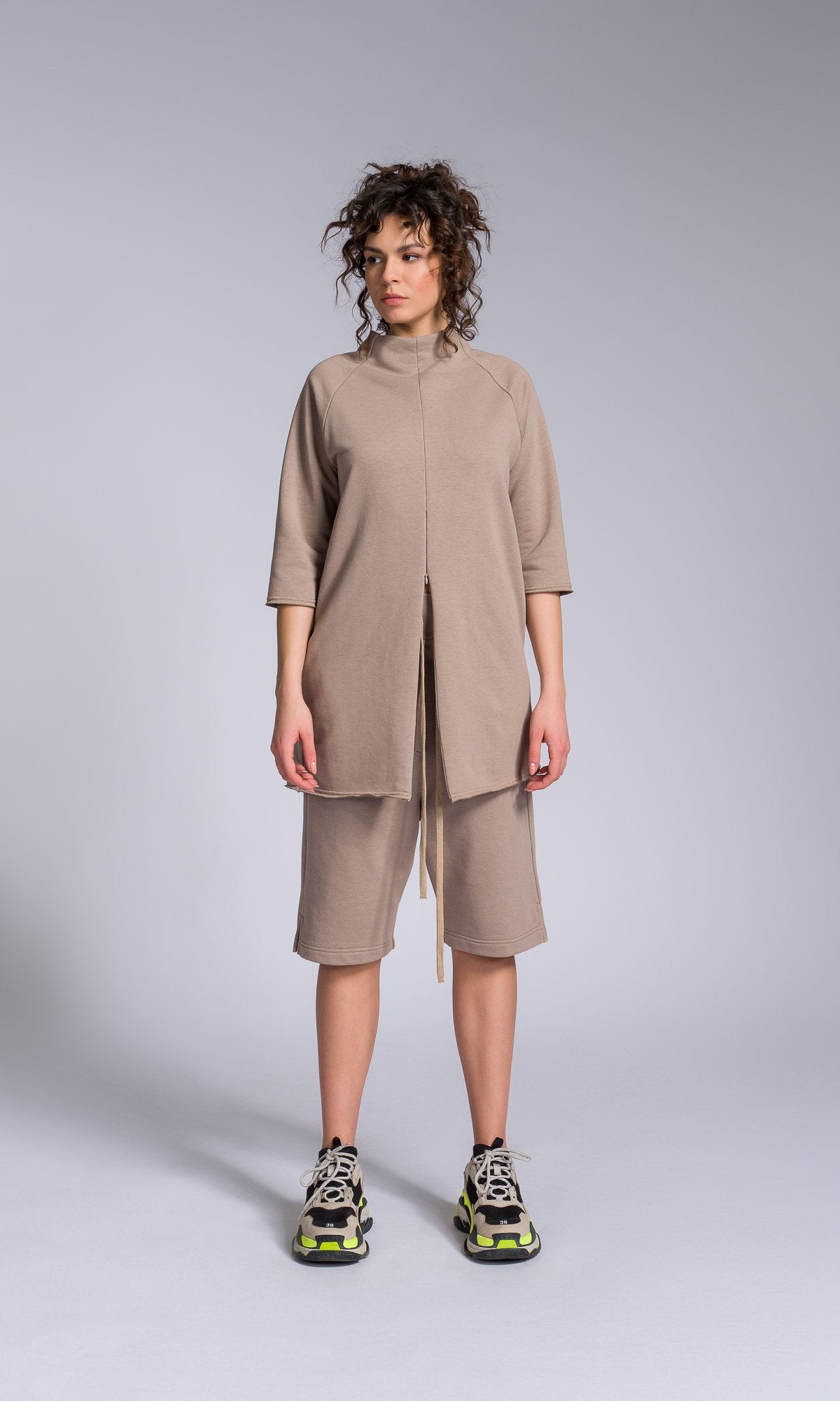 Knee Length Cotton Shorts - AAKASHA