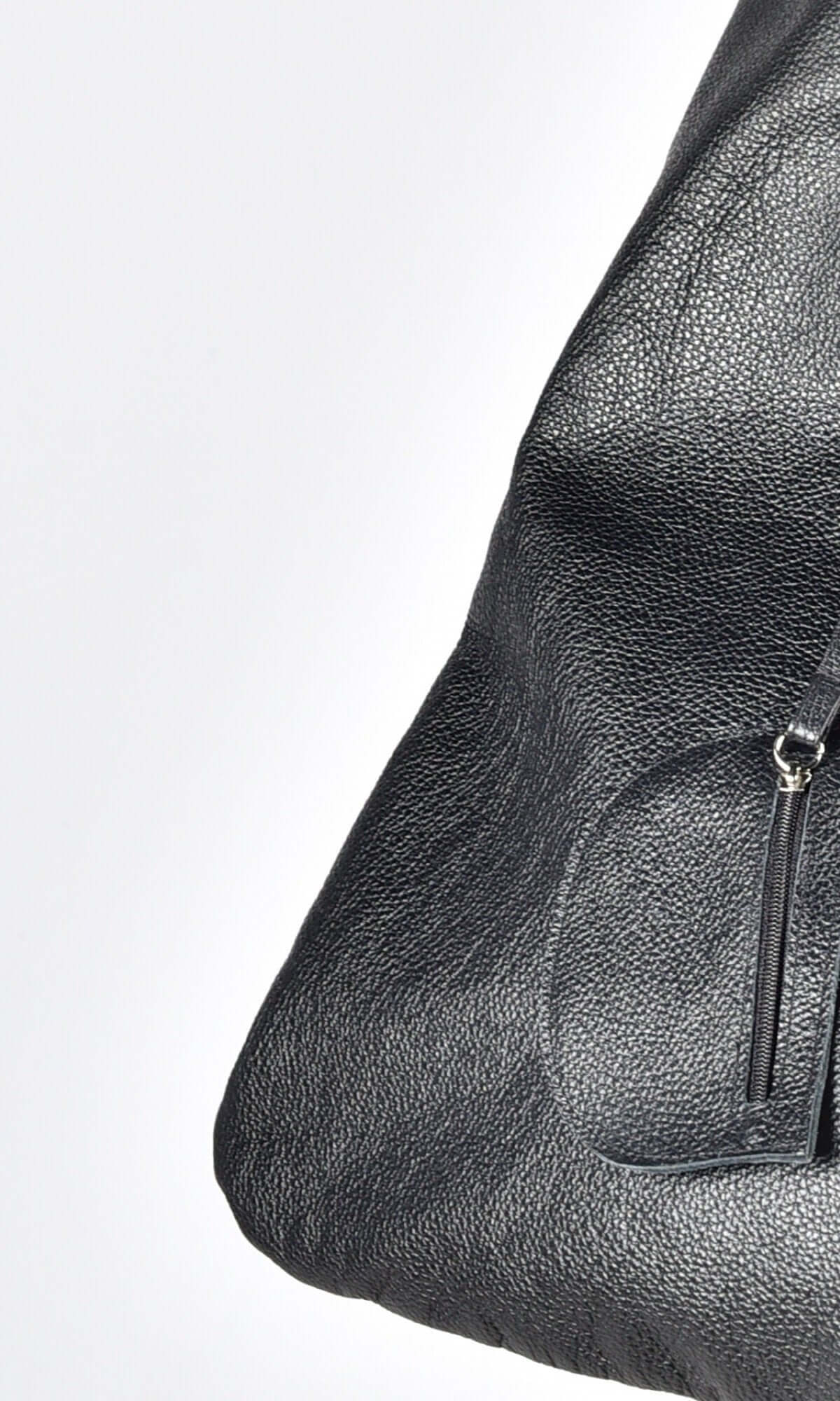 Cabas en cuir avec pochette porte-clés