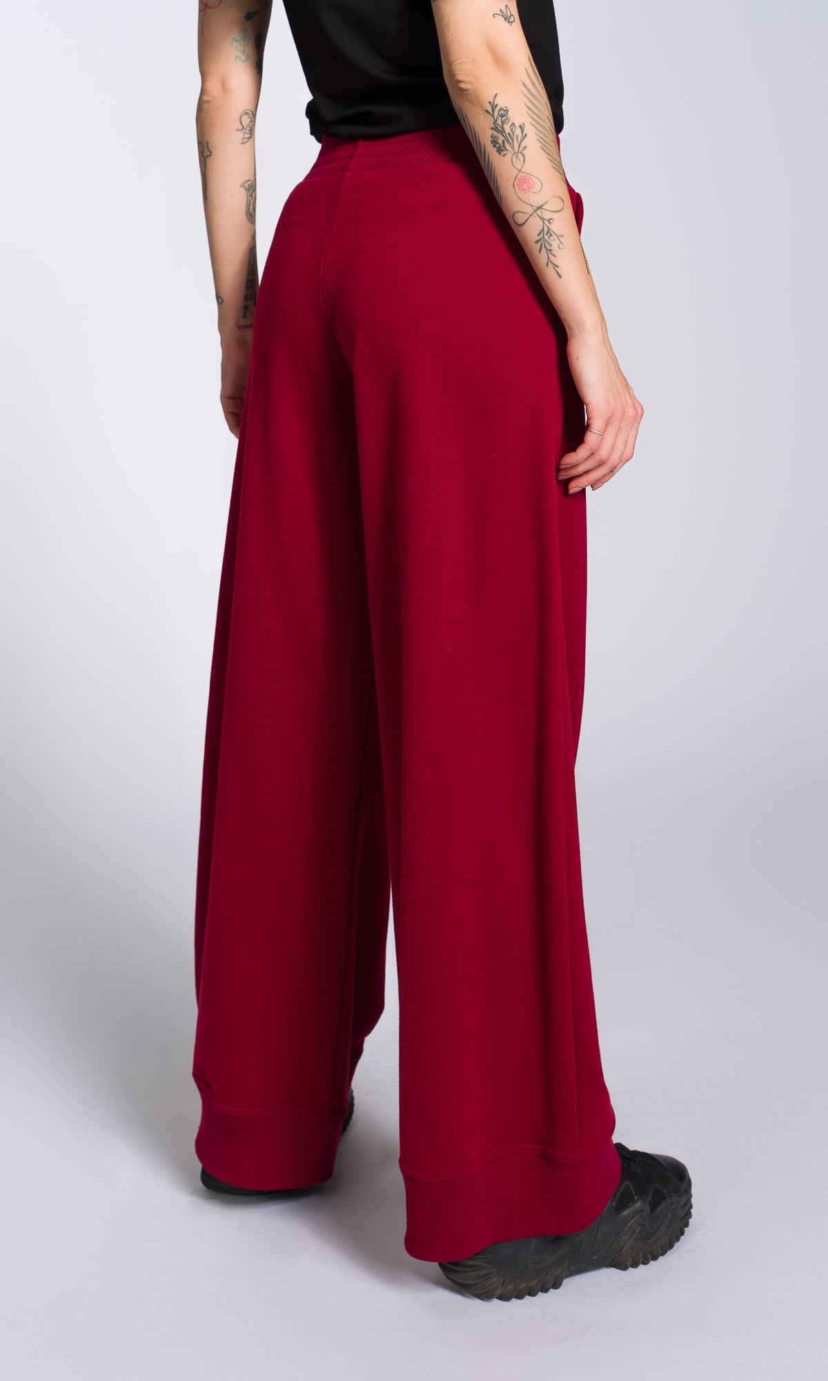 Soft Cotton Wide Leg Pants - AAKASHA