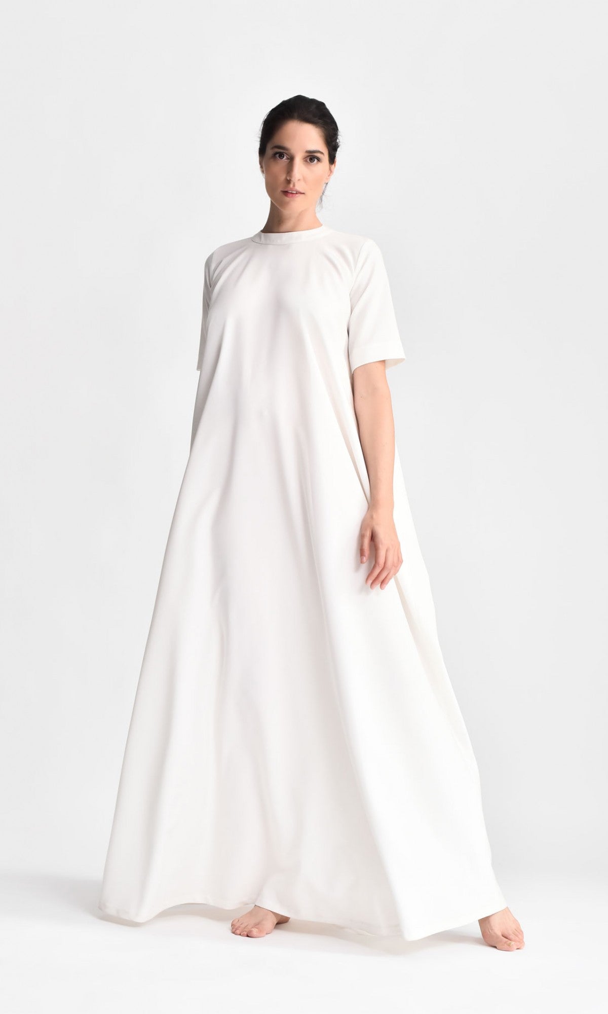 Short Sleeved Maxi Dress - AAKASHA