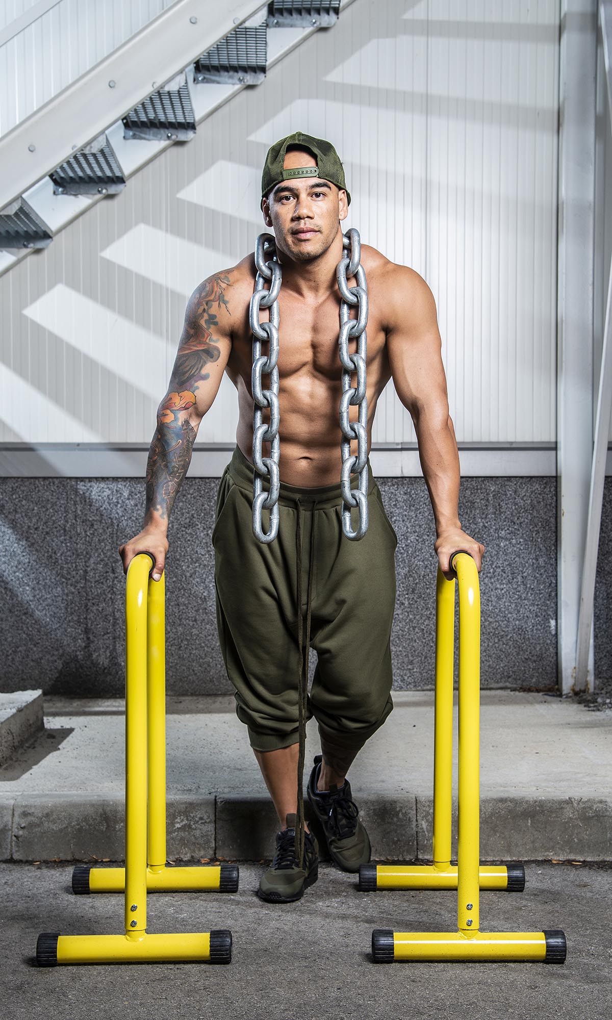 Drop Crotch Pants with Flap Pockets - AAKASHA
