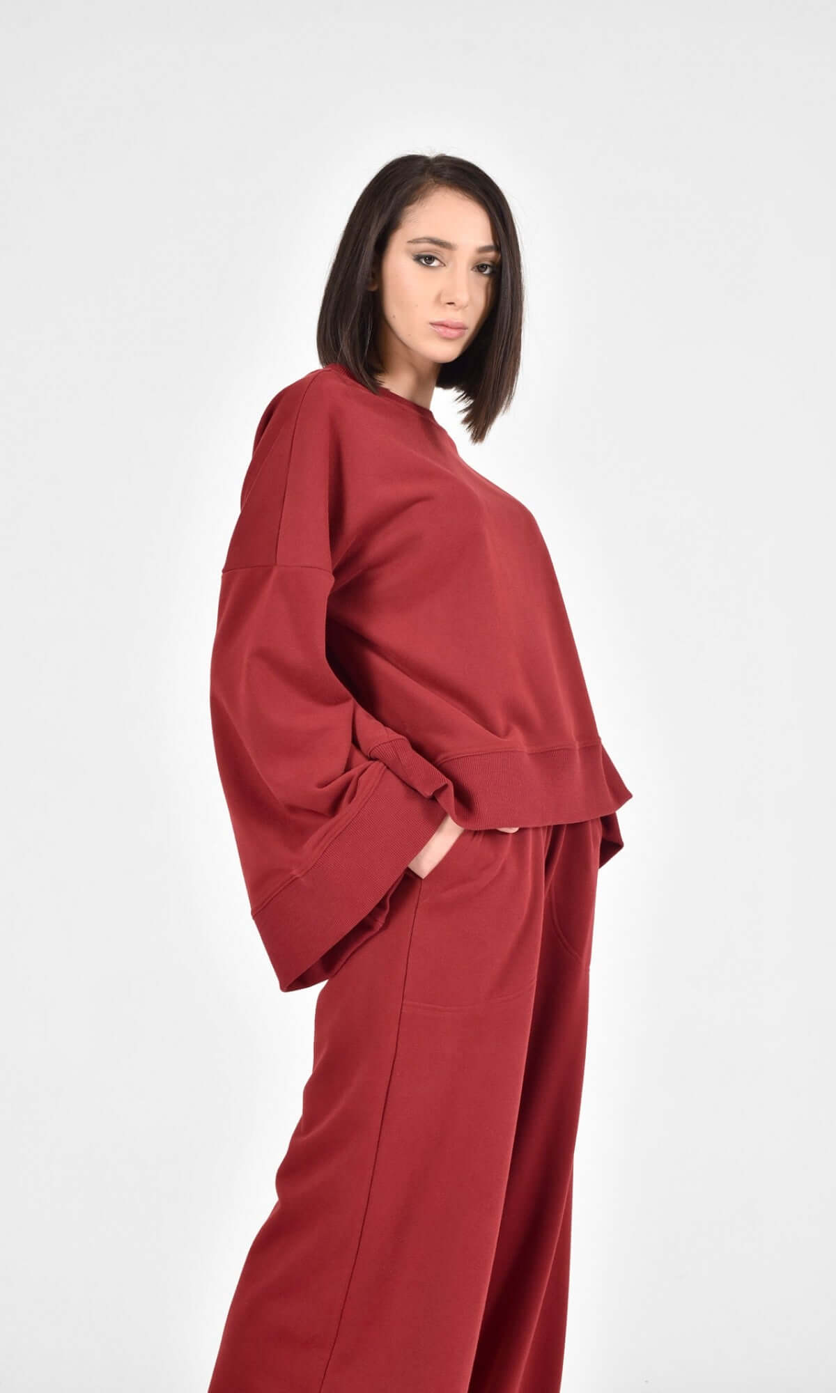 Blouse élégante à manches cloche