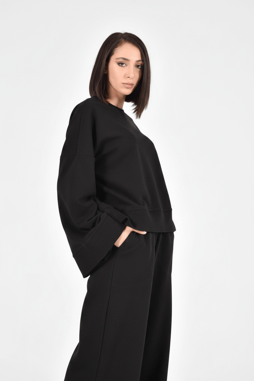 Blouse élégante à manches cloche