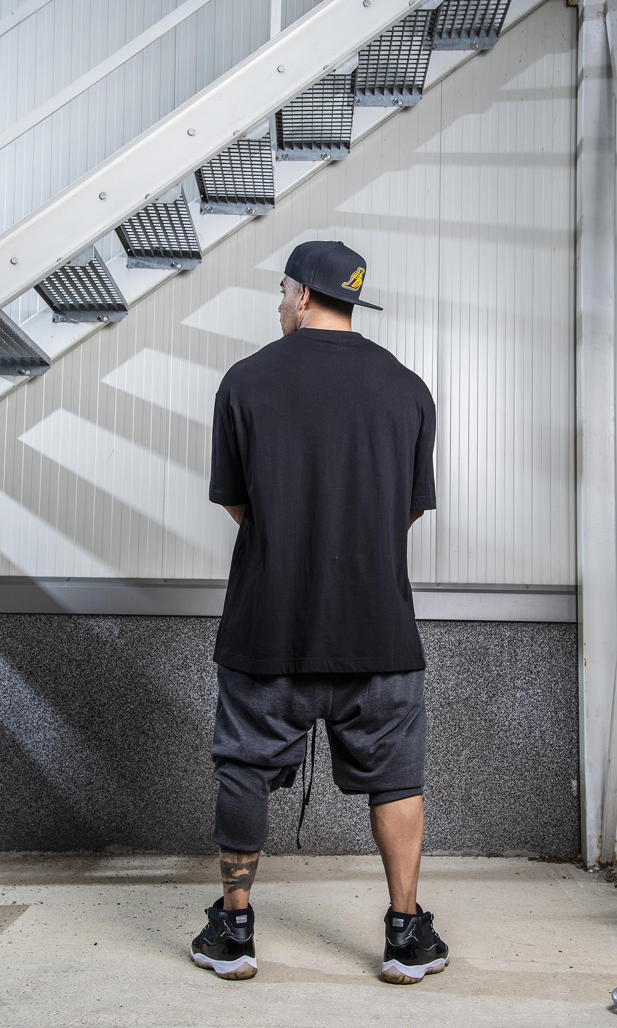Oversized Split-Hem T-Shirt - AAKASHA