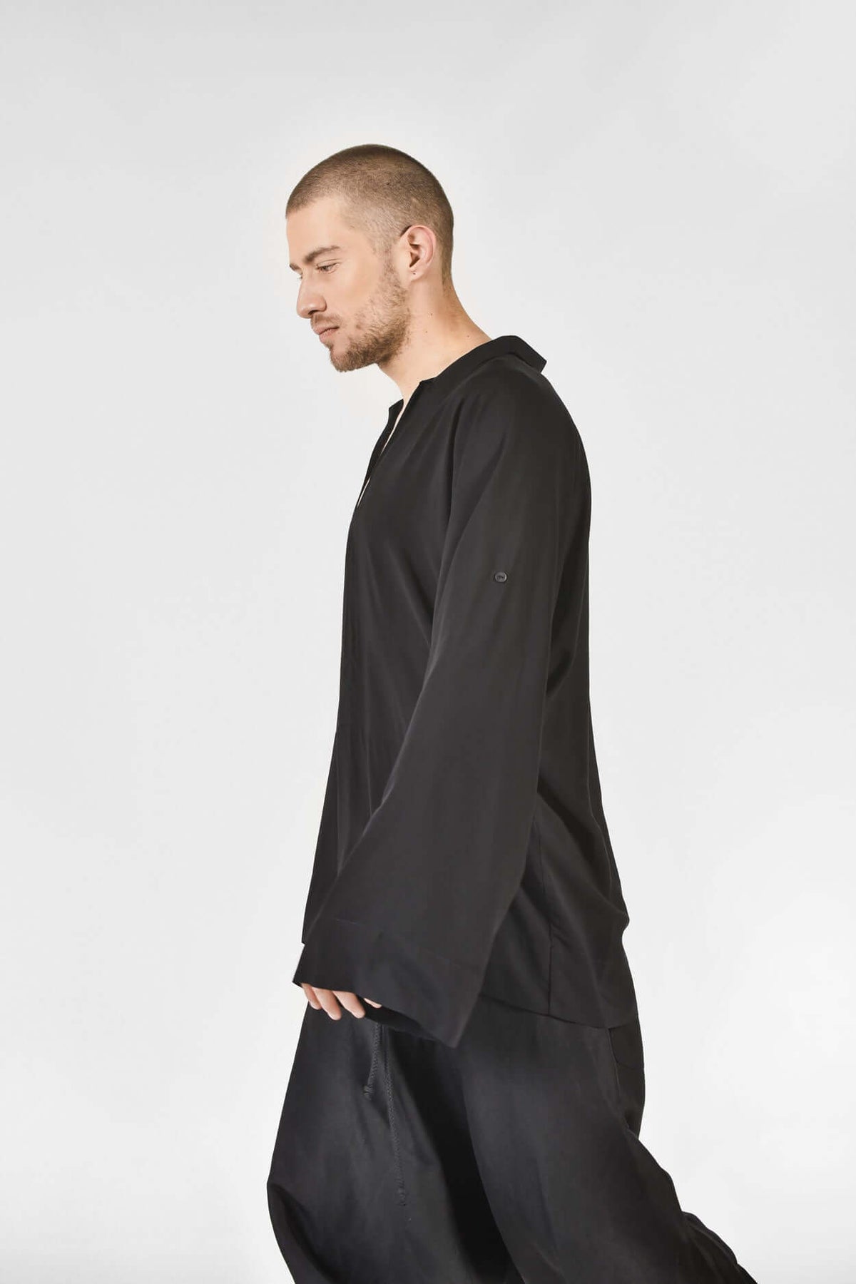 Chemise ample en coton
