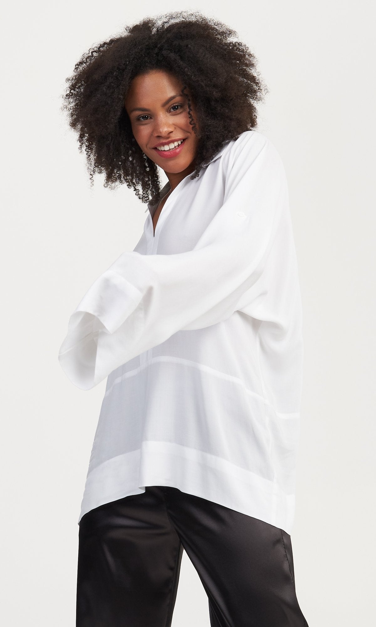 Extra Long Sleeves Shirt - AAKASHA