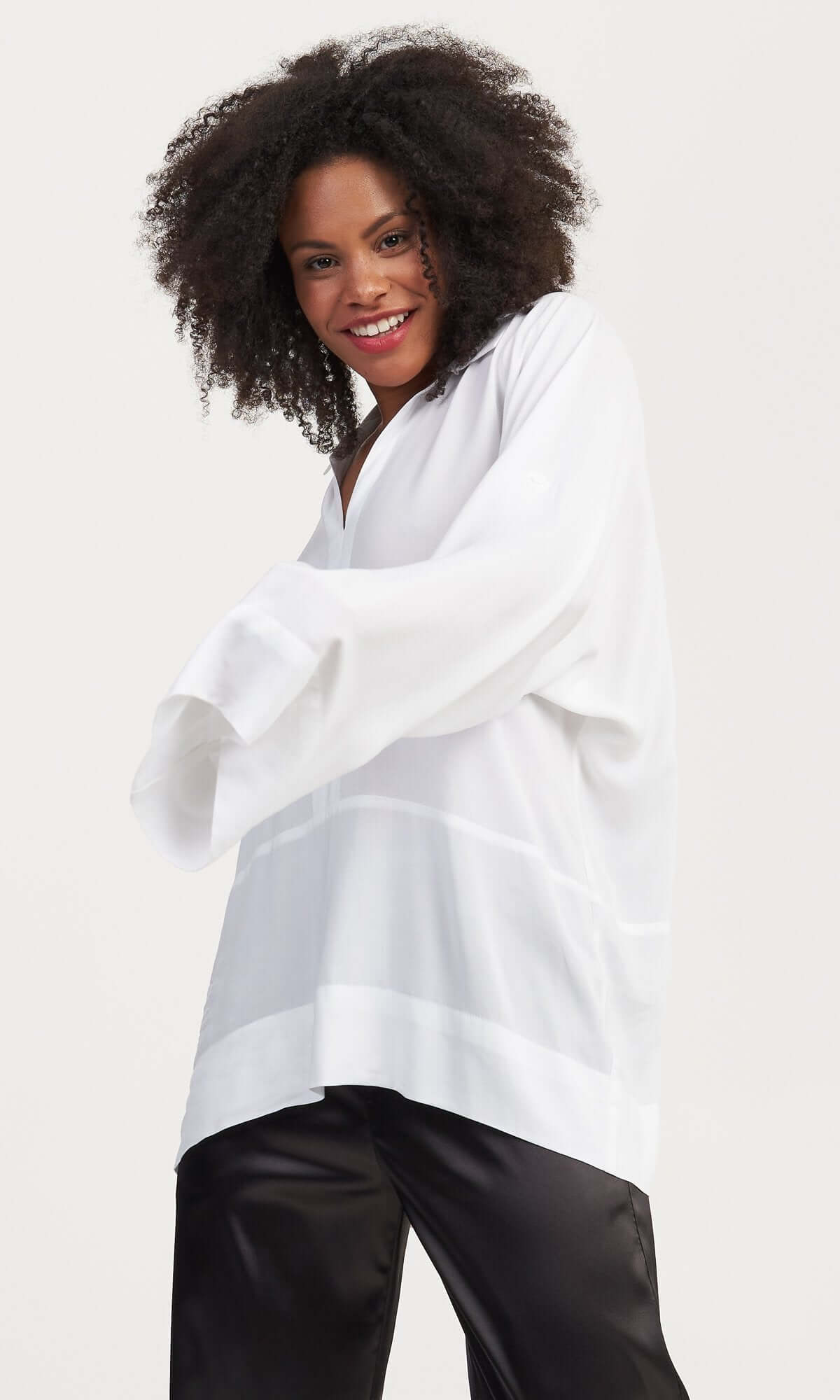 Extra Long Sleeves Shirt - AAKASHA