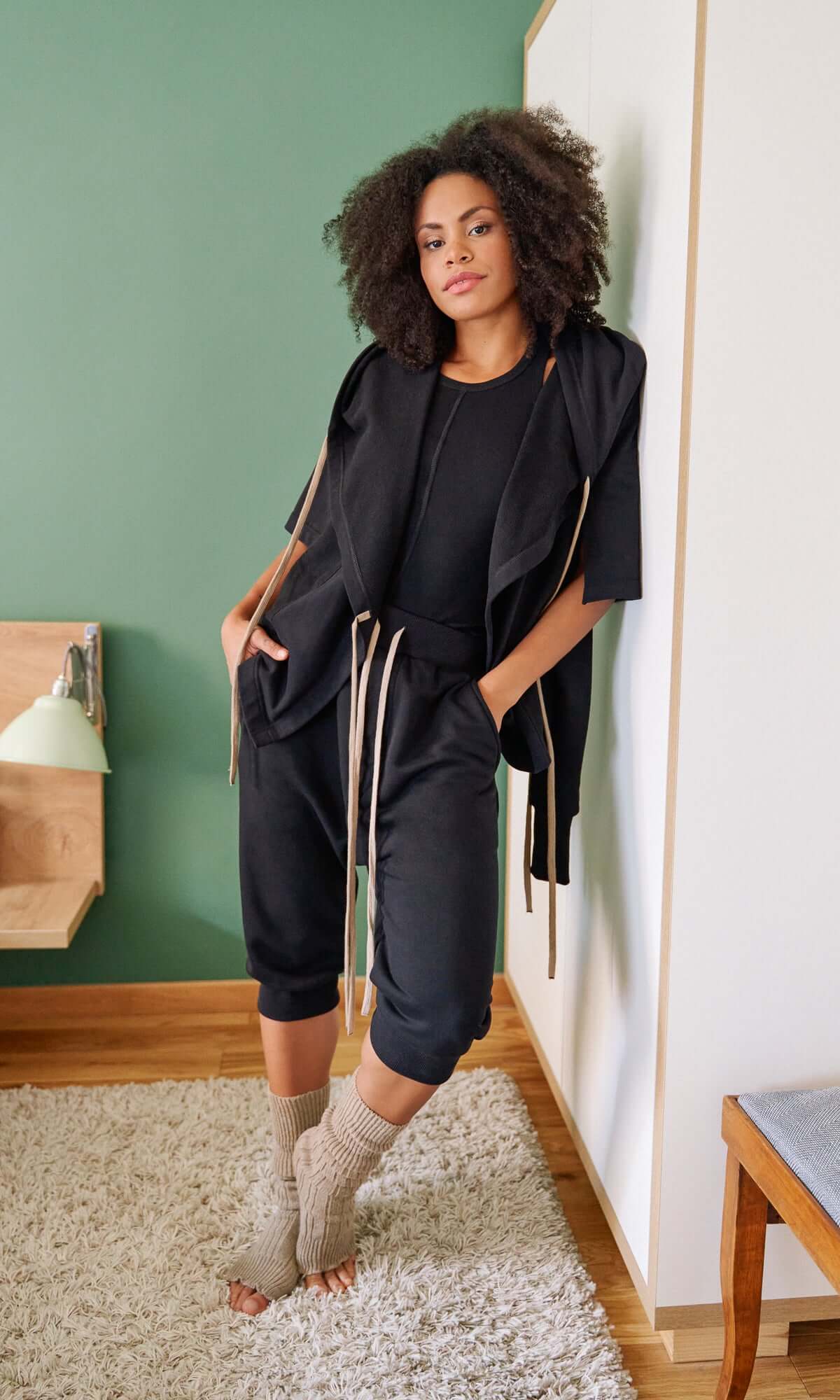 Hoodie trasformabile con maniche