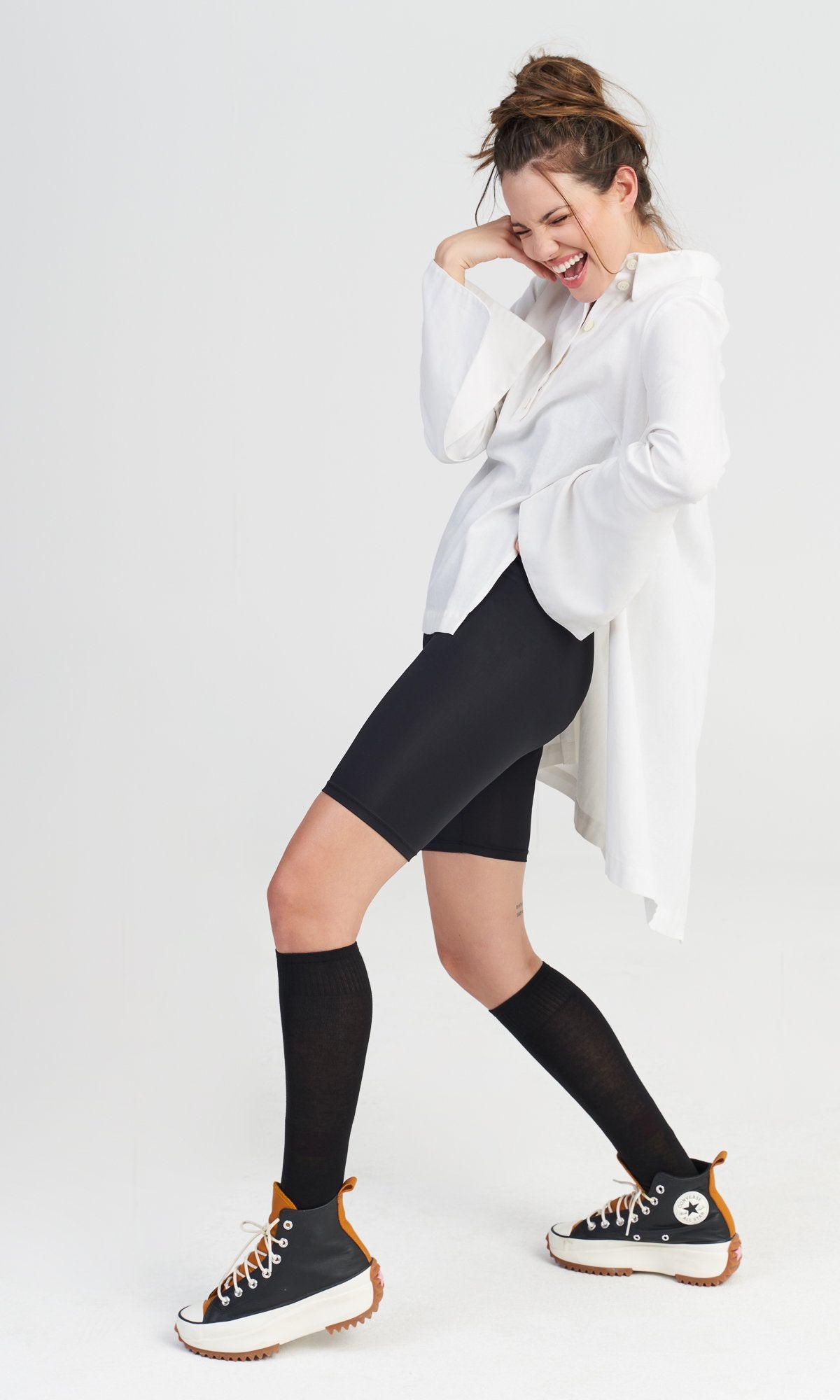 Elegant Asymmetric Linen Shirt