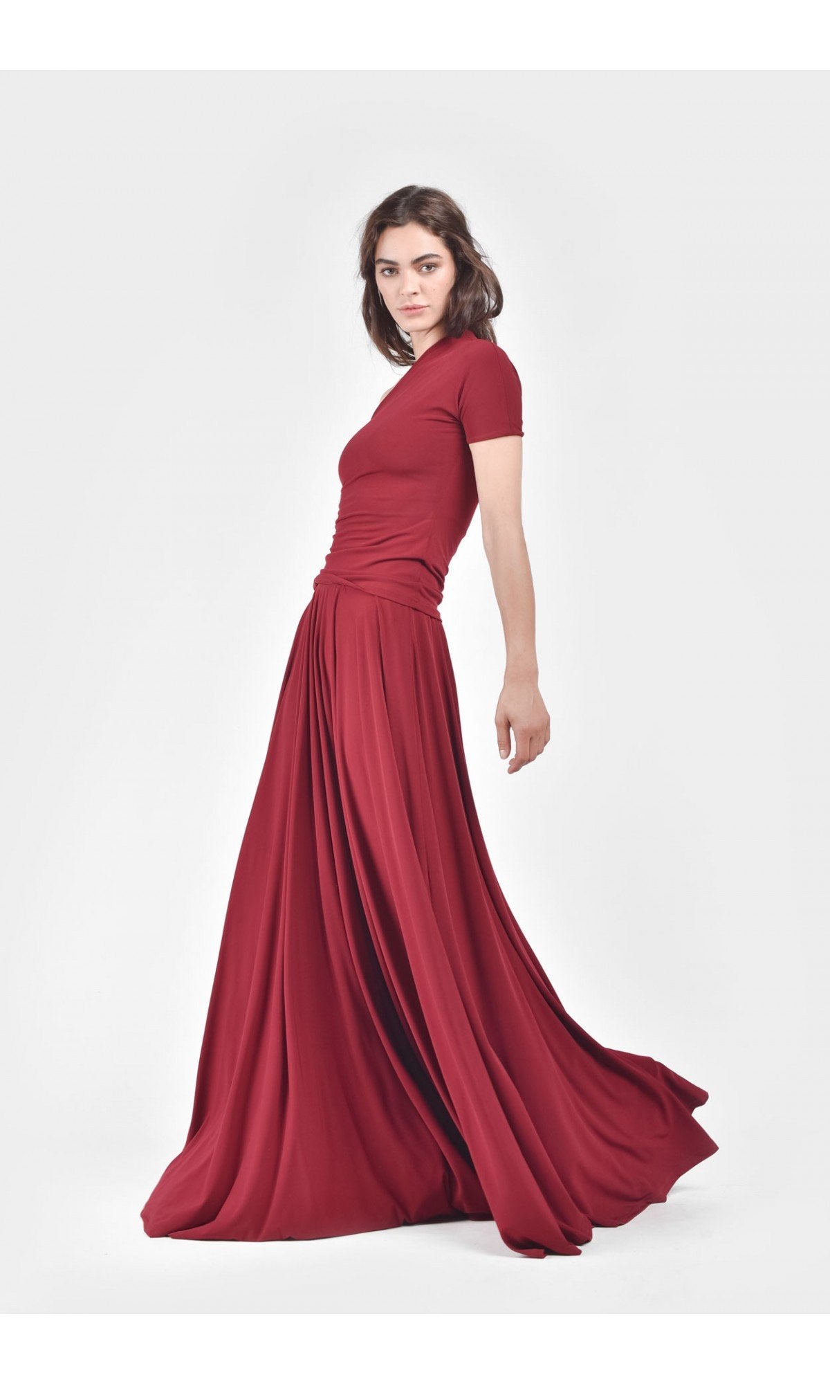 Rich Flared Maxi Skirt - AAKASHA