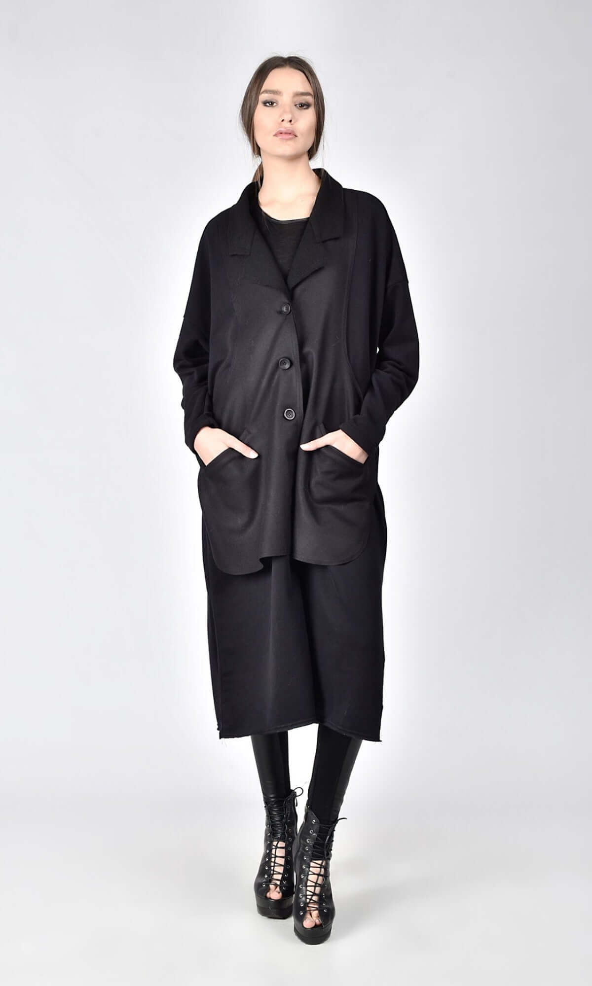 Trench con spacchi laterali